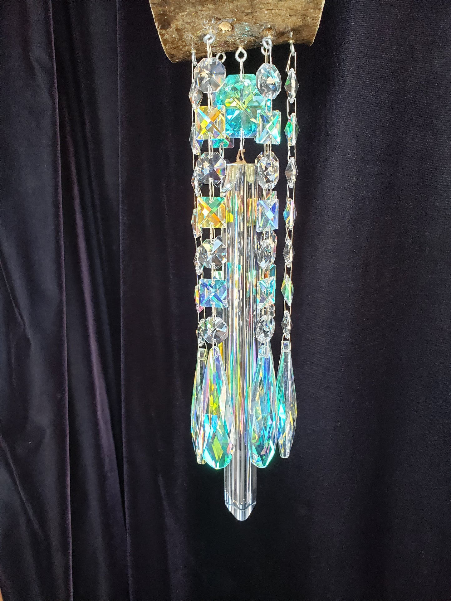 Chandelier crystal windchime suncatcher