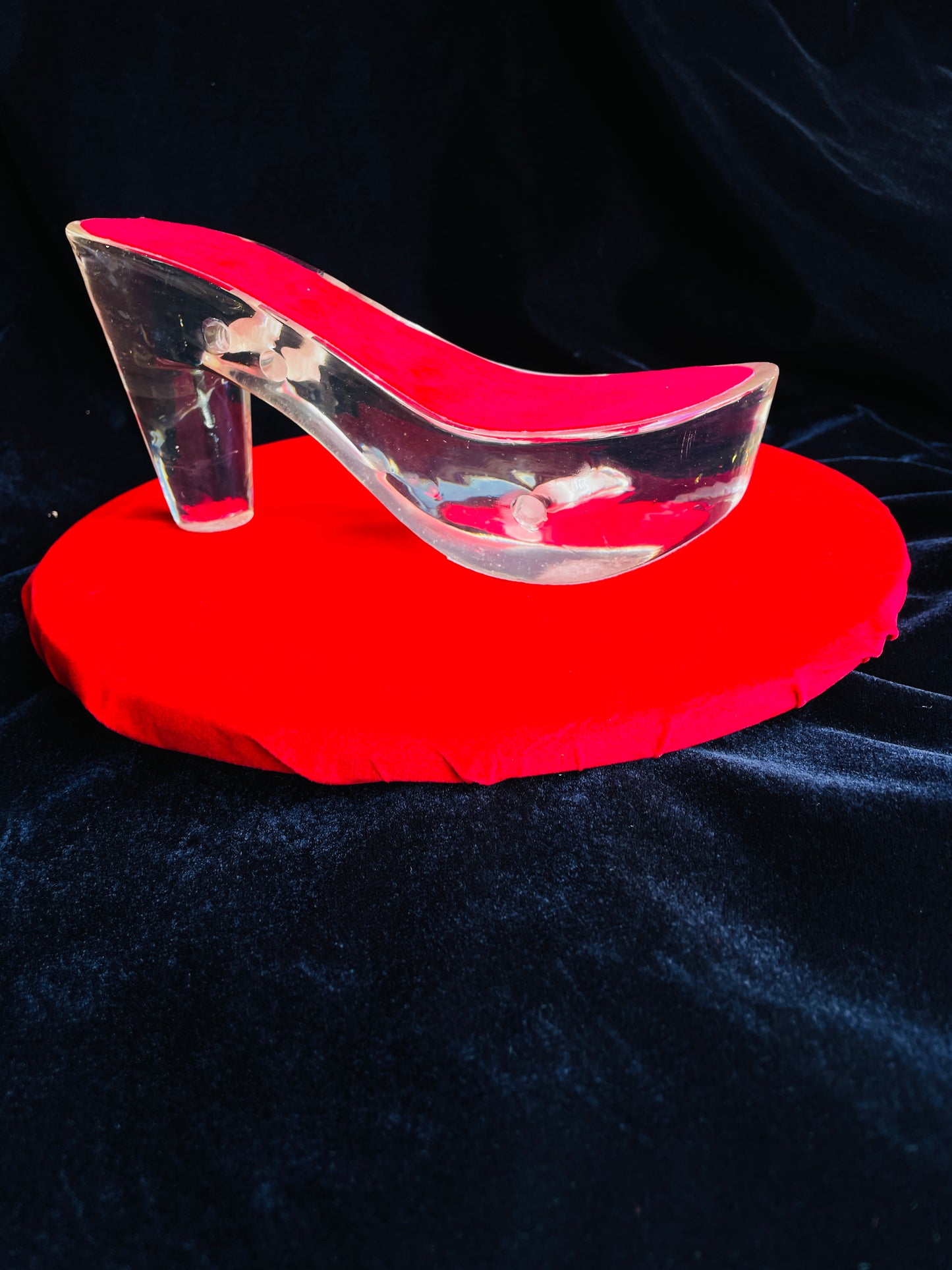 Marilynn Monroe clear lucite Cinderella Slippers