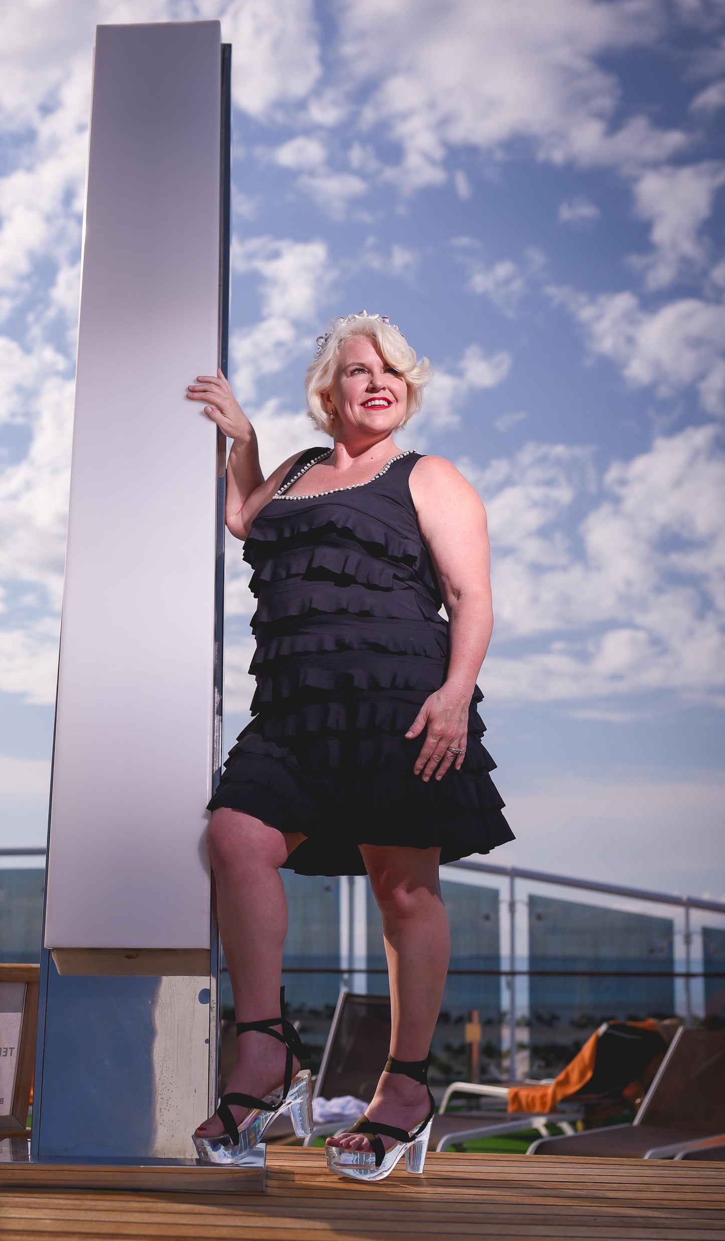 Dazzling Tootsie Clear Heel Rental