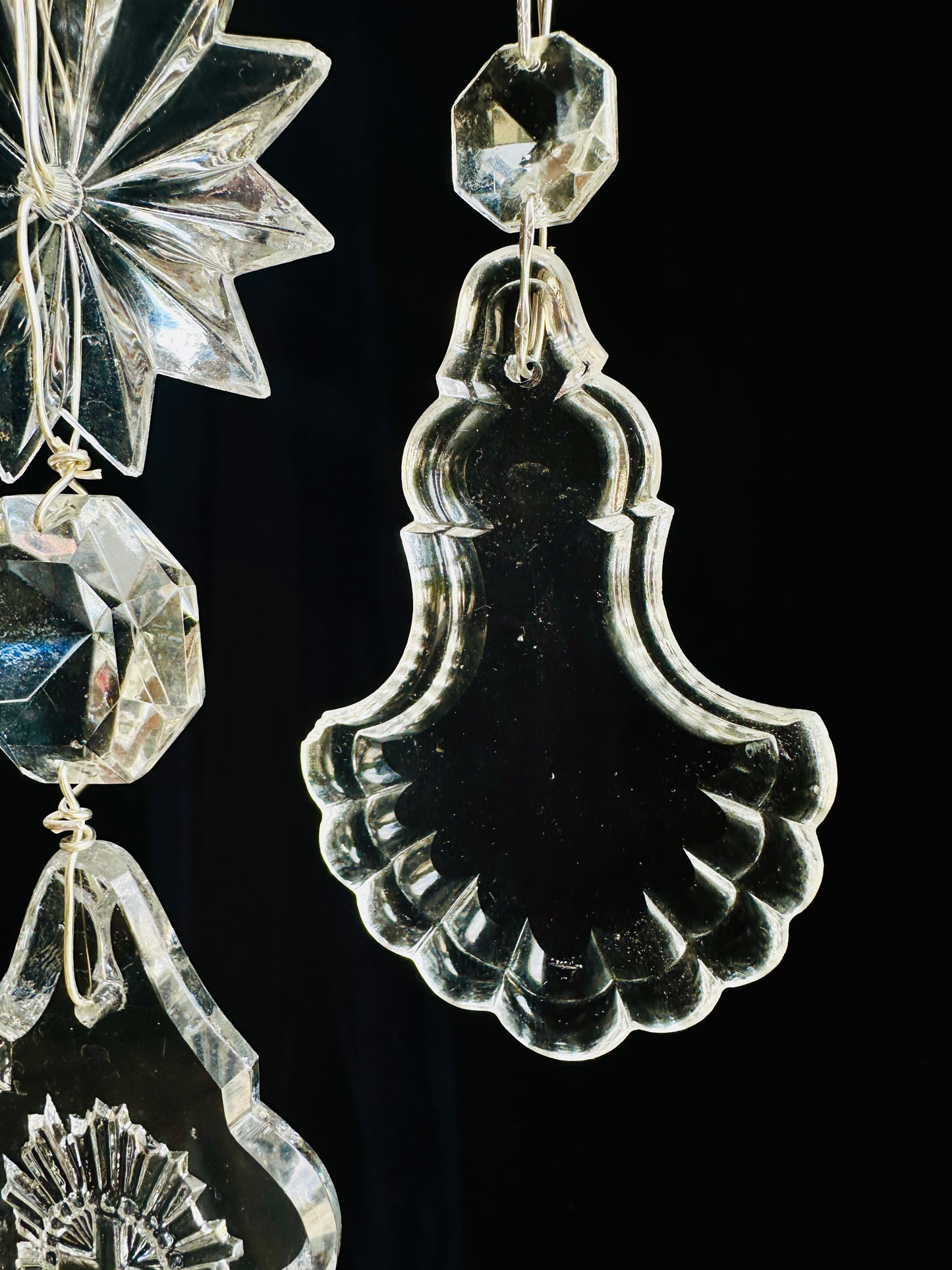 IHS Crystal & Driftwood Suncatcher Three Strand