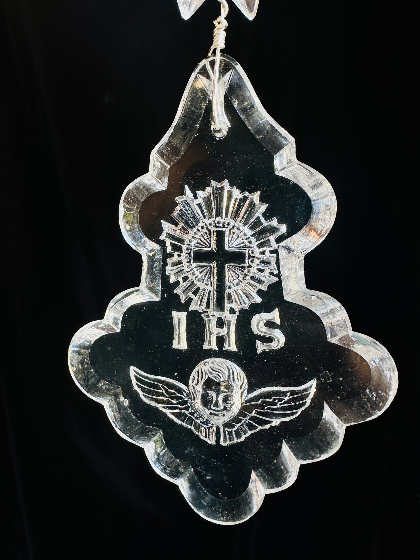 IHS Crystal and Driftwood Suncatcher