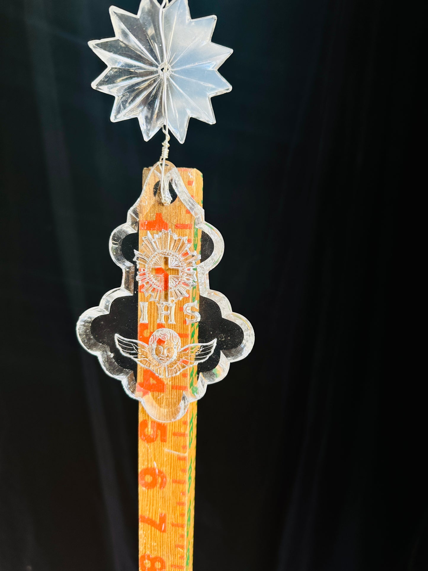 IHS Crystal and Driftwood Suncatcher