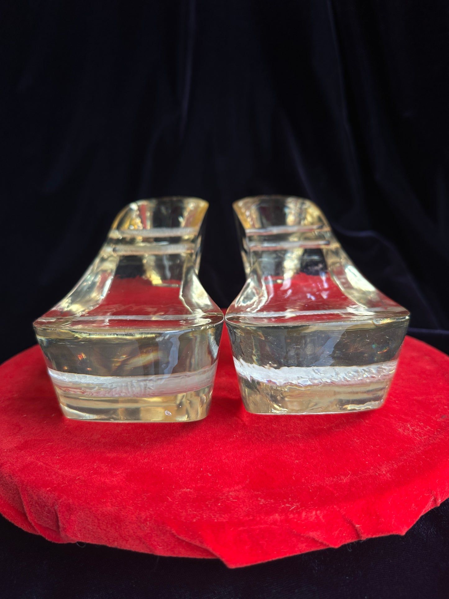 Dazzling Tootsies Clear Platform Heels Inspired by Marilyn Monroe