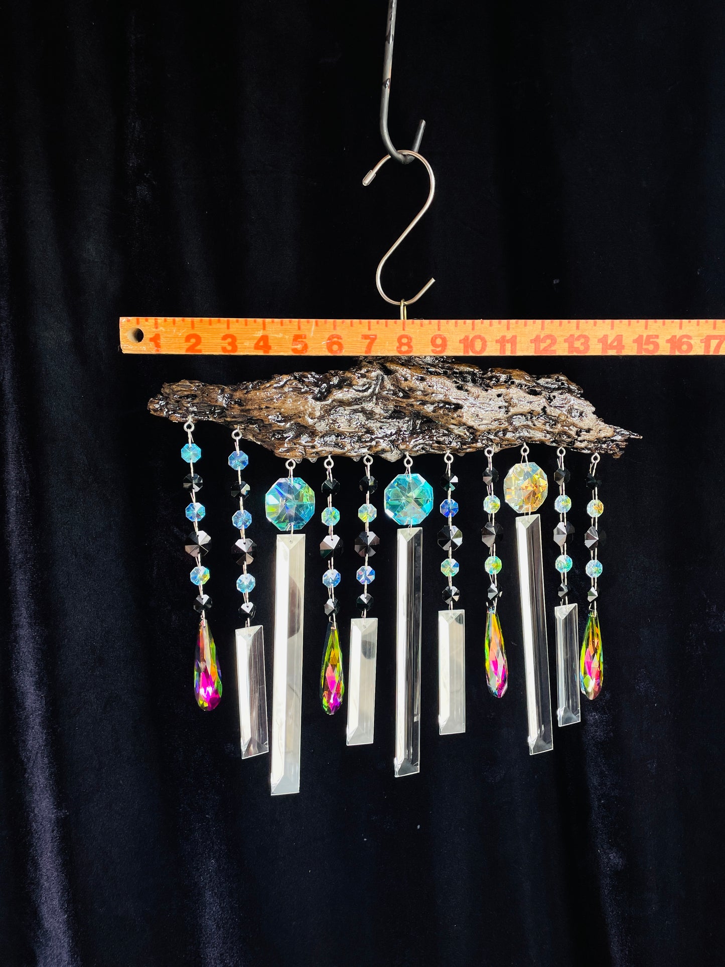 Chandelier cyrstal windchime sun catcher by Dazzling Driftwood Auburndale Floirda