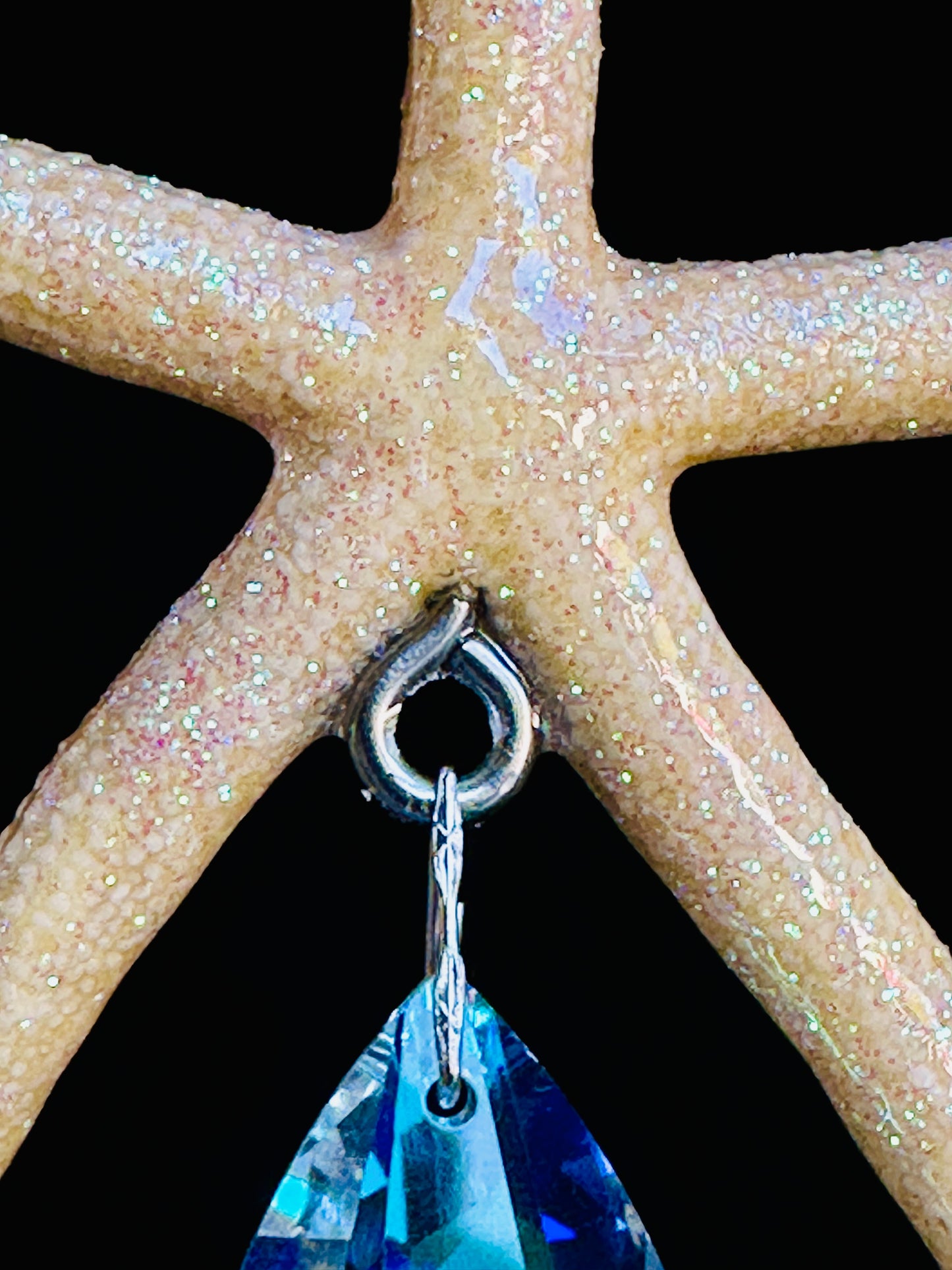Real Starfish Dazzling Suncatcher