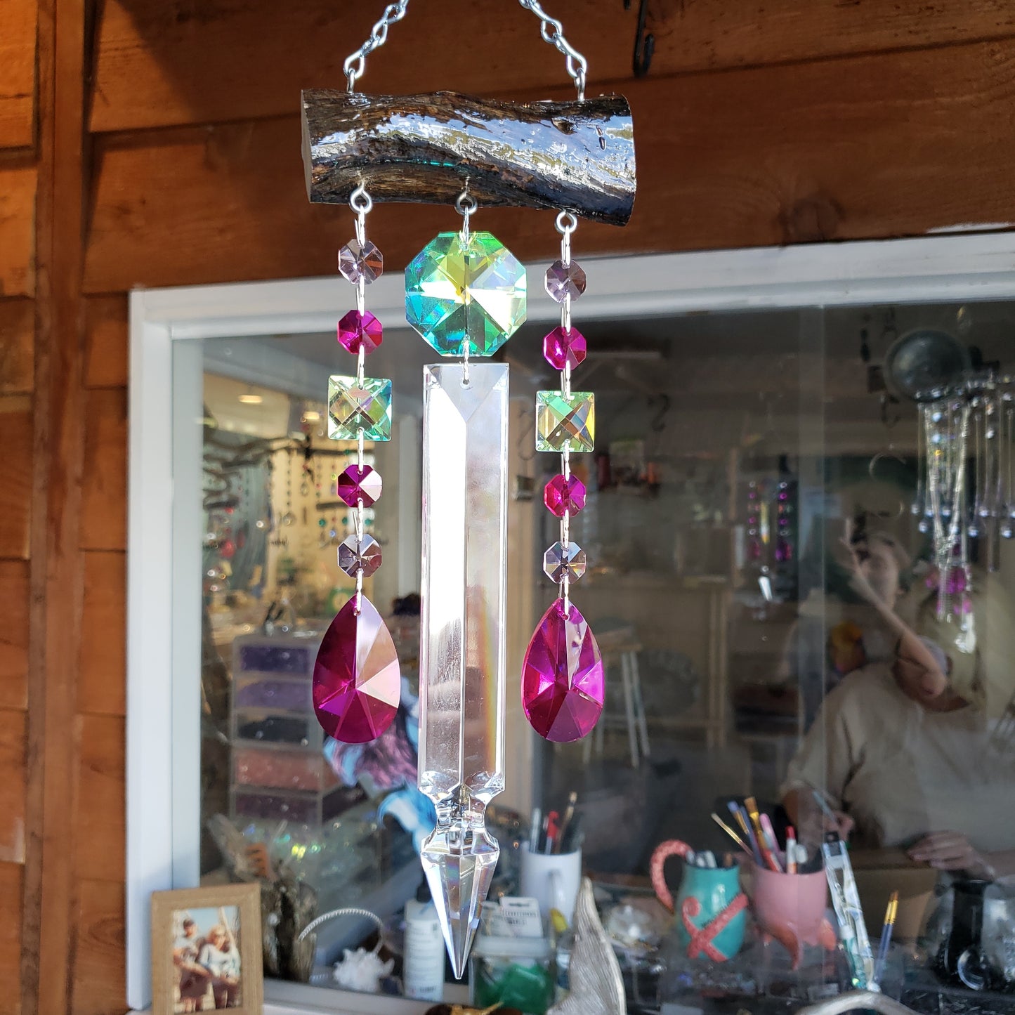 epoxy resin driftwood wind-chime dazzling driftwood unique gifts