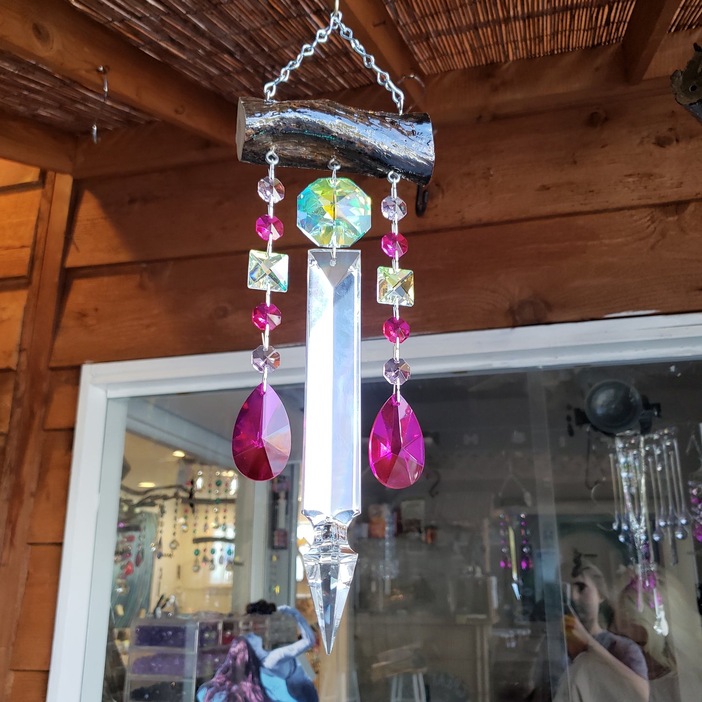 dazzling driftwood handmade art unique gifts wind-chime sun-catcher
