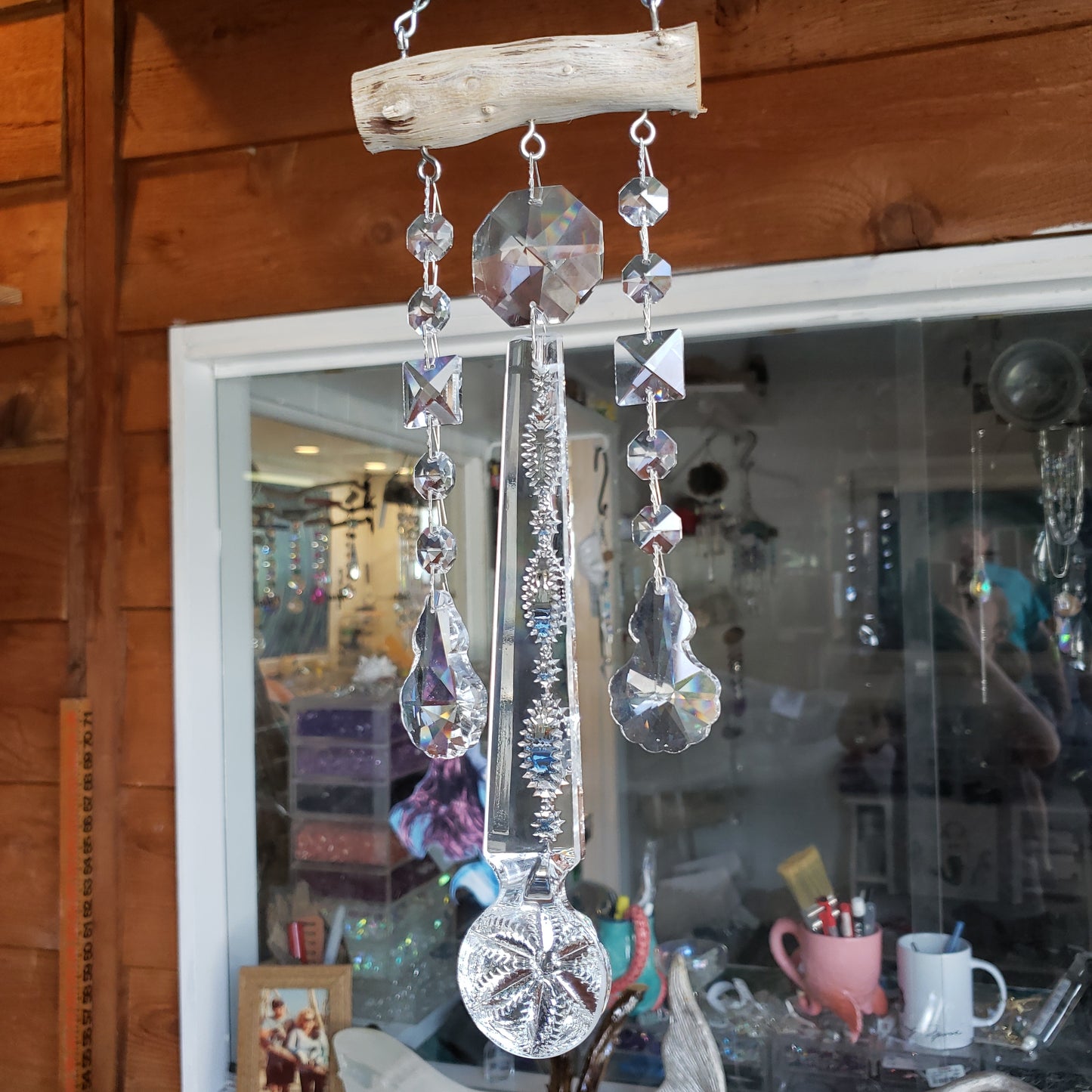 unique gifts Dazzling Driftwood chandelier crystal windchime sun catcher Auburndale Florida