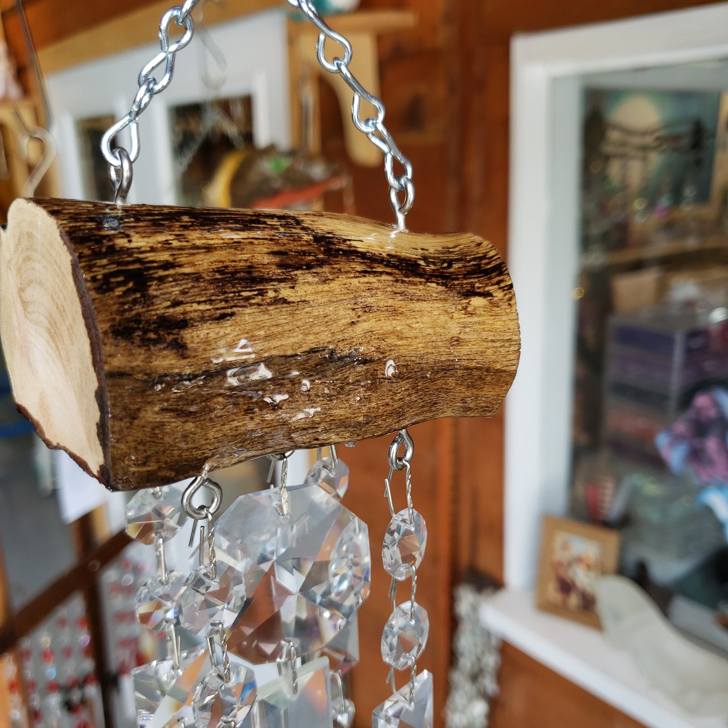 epoxy resin driftwood dazzling driftwood wind-chime