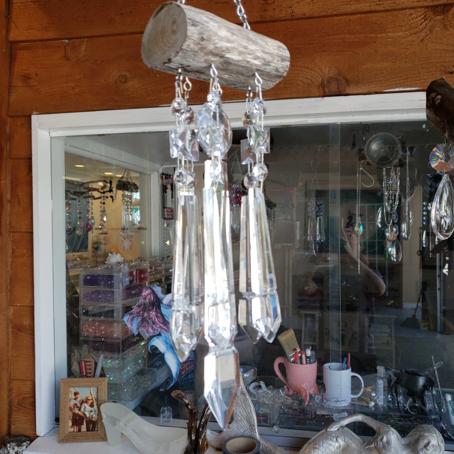 handmade wind chime sun catcher Dazzling Driftwood