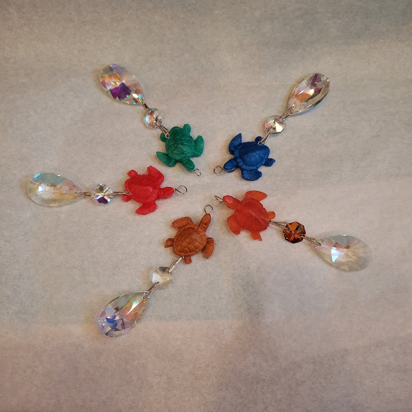 Sea Turtle “Flotilla” Ornament 5 Pack