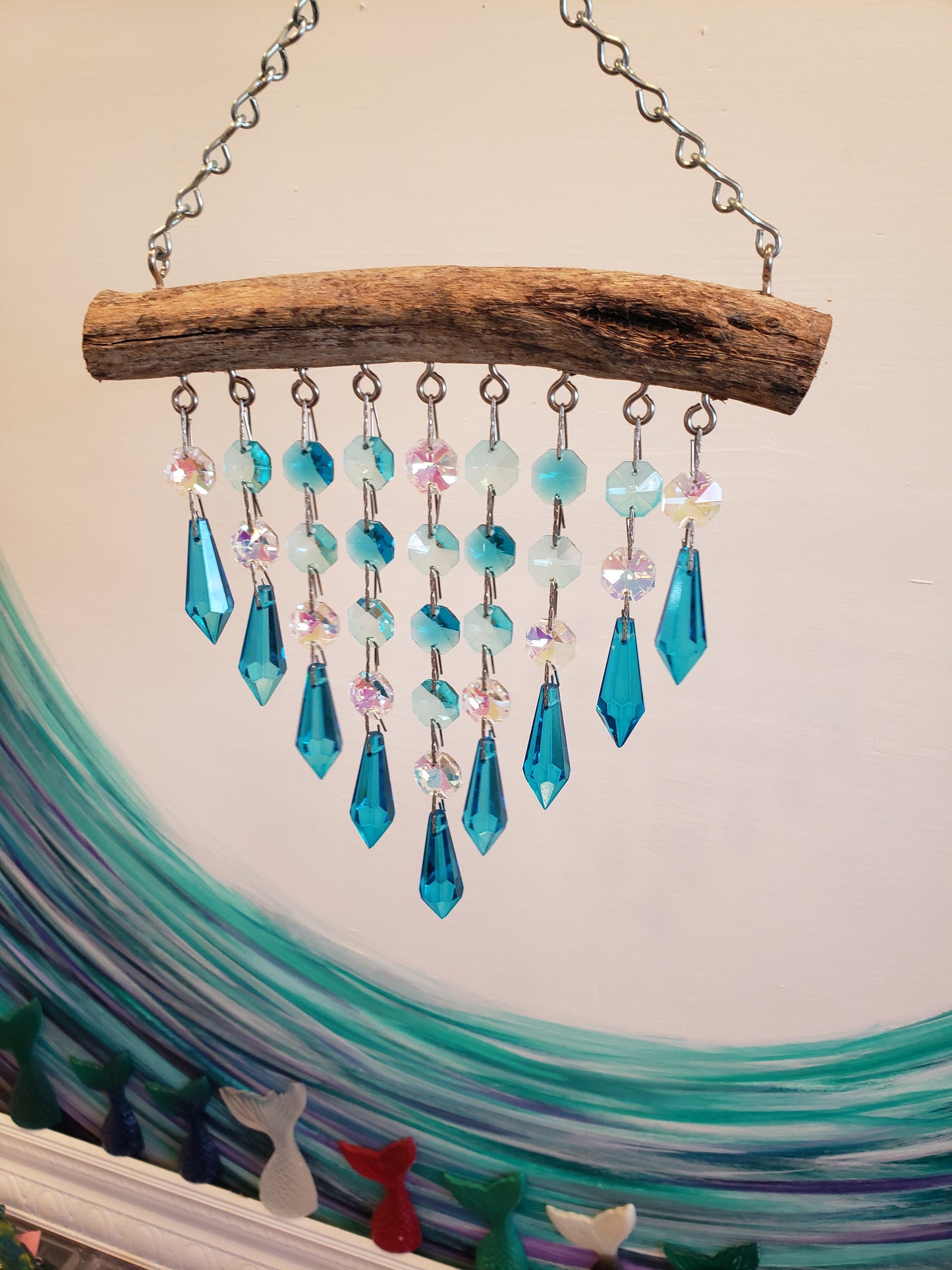 Driftwood suncatcher