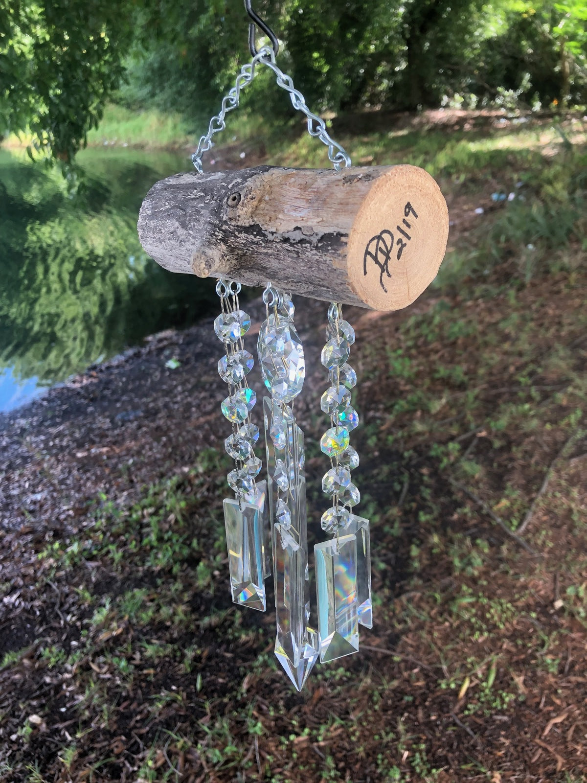 chandelier crystal wind chime sun catcher Dazzling Driftwood