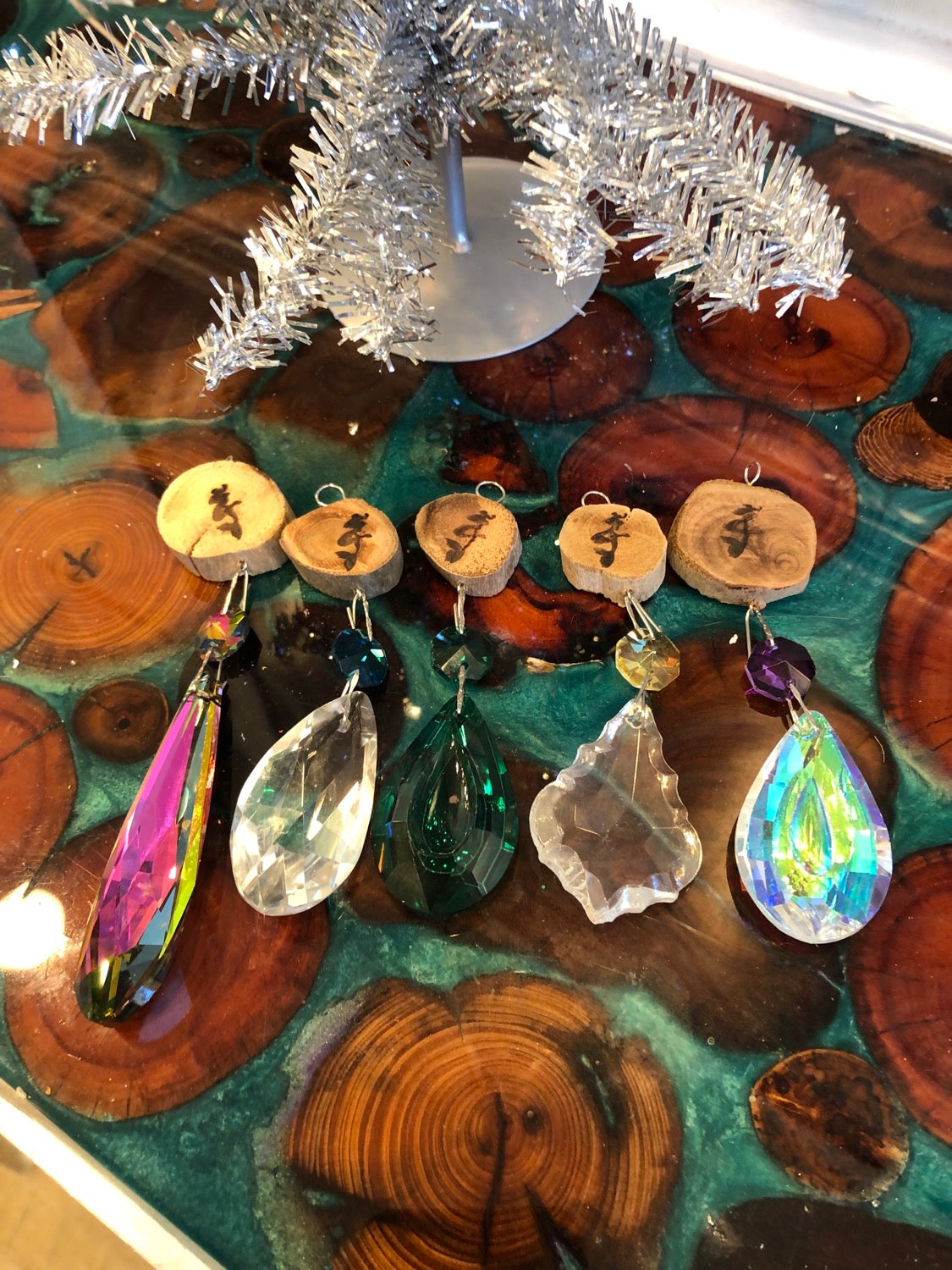 chandelier crystal ornament dazzling driftwood Auburndale Florida
