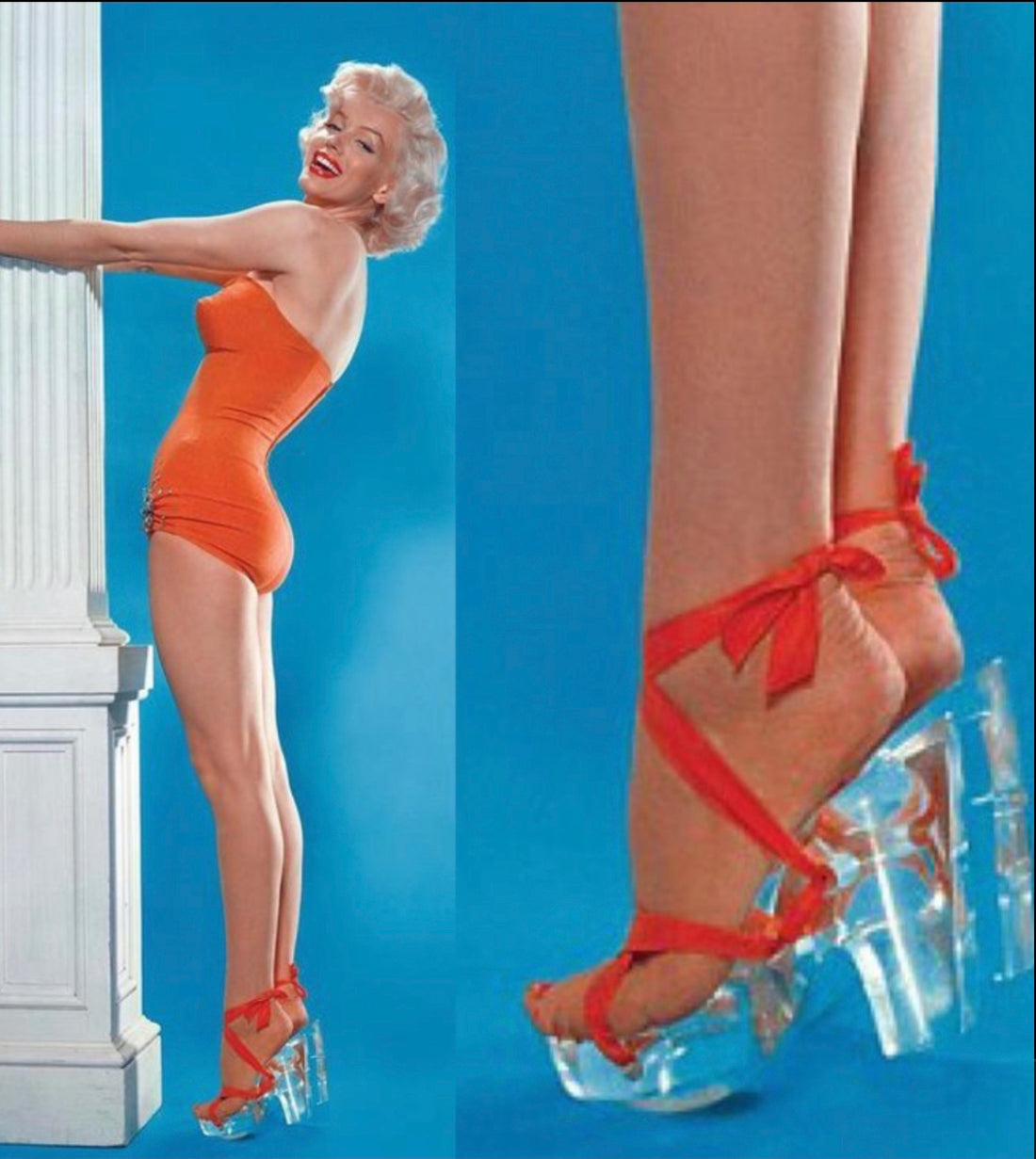Marilyn Monroe's Clear "Cinderella Slippers" Part 2 Dazzling Driftwood