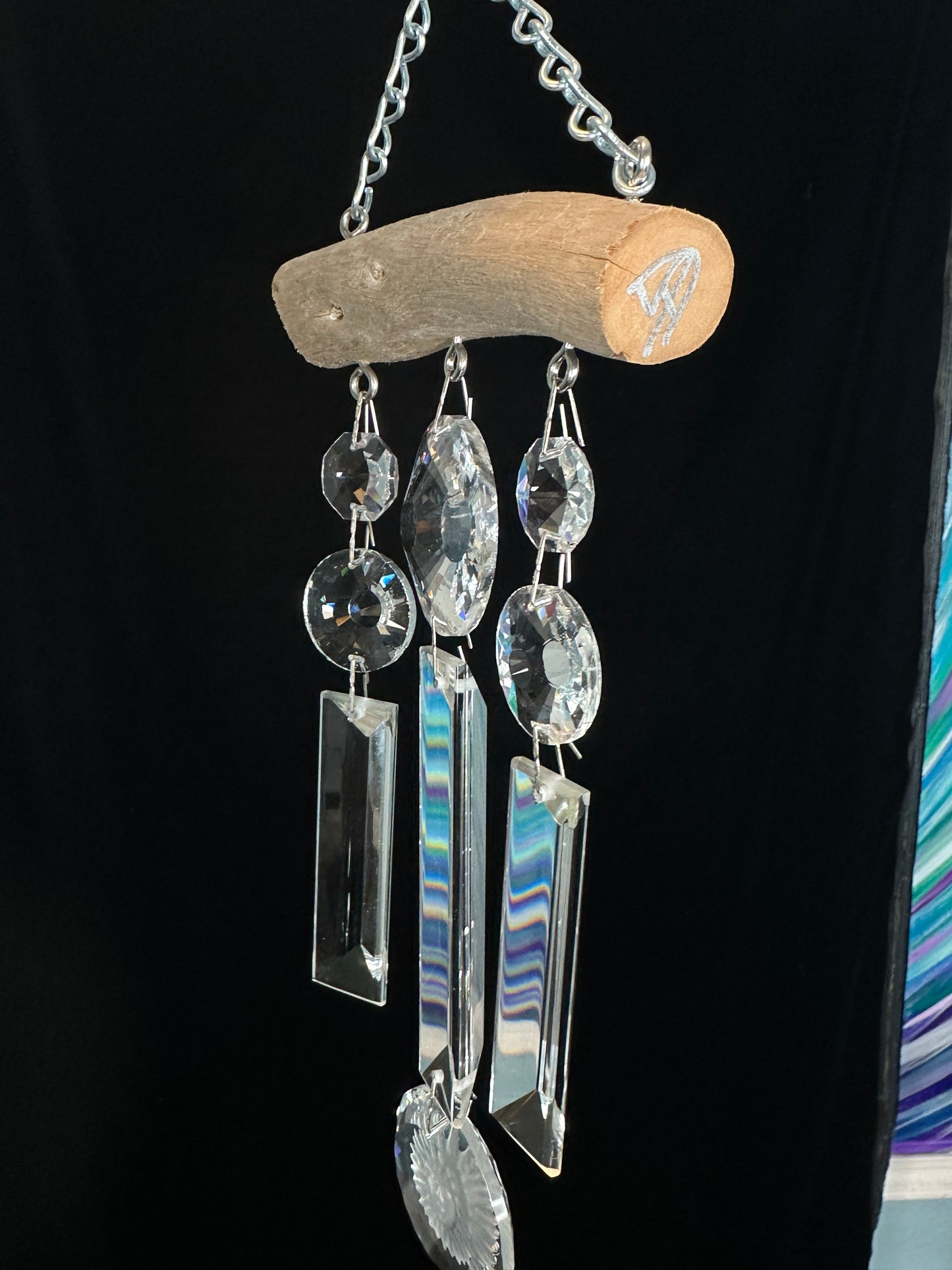 Sun Crystal & Driftwood Suncatching Windchime