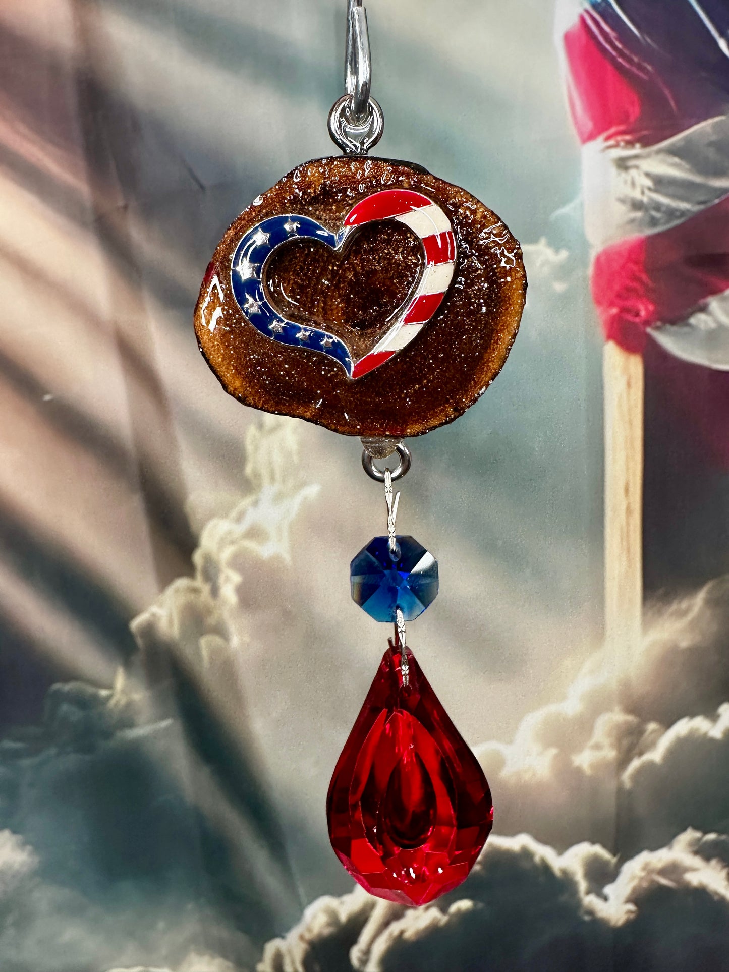Patriotic Dainty Dazzle Suncatcher
