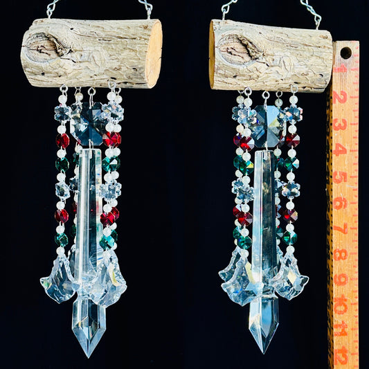 Crystals For Crossed Paws 5 Stand Sun-catching Wind-chime