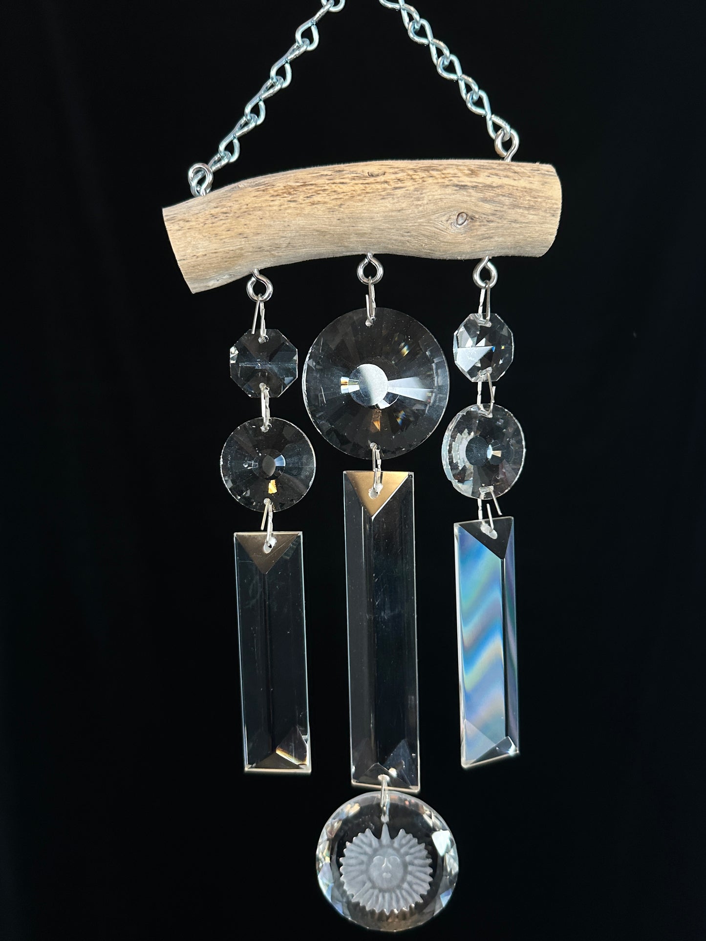 Sun Crystal & Driftwood Suncatching Windchime