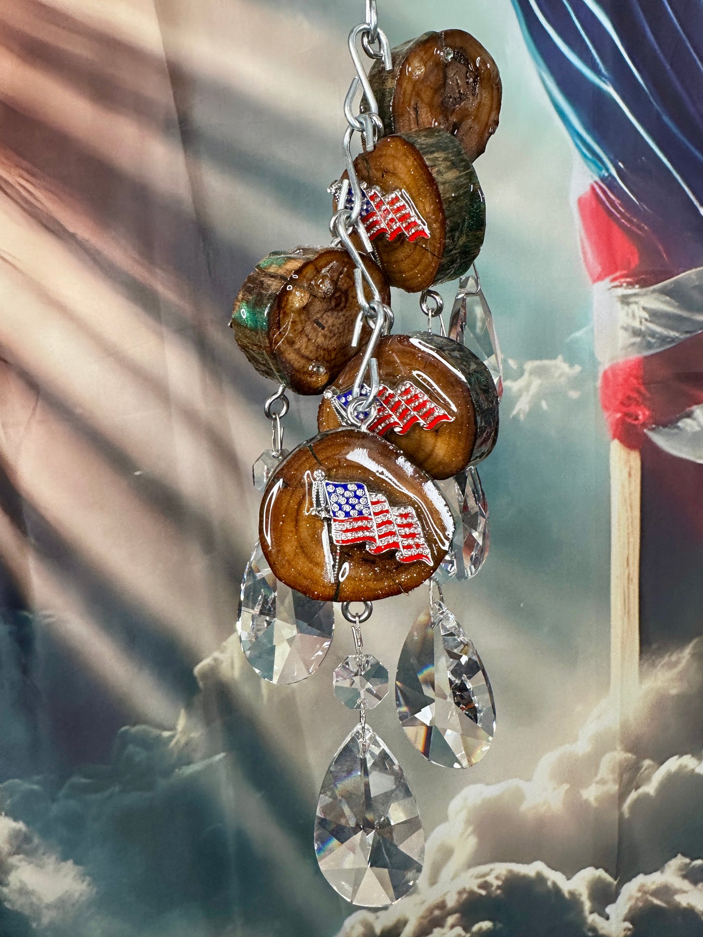 Patriotic Dainty Dazzle Suncatcher