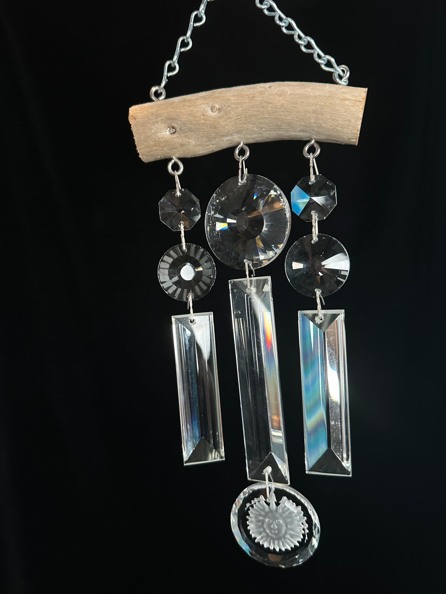 Sun Crystal & Driftwood Suncatching Windchime