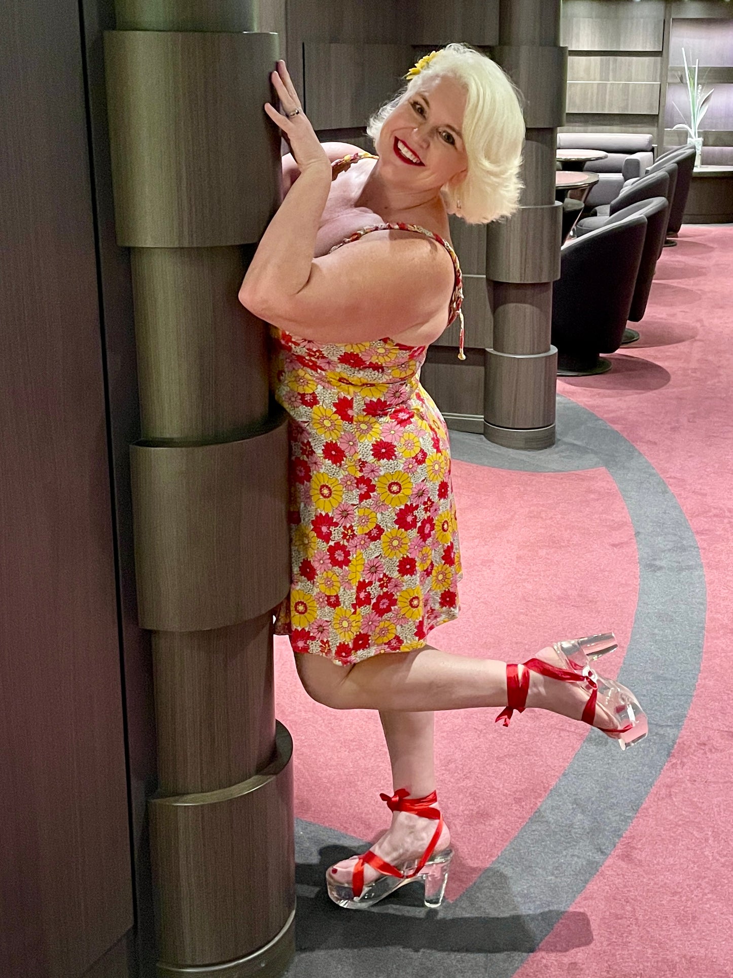 Dazzling Tootsie Clear Heel Rental