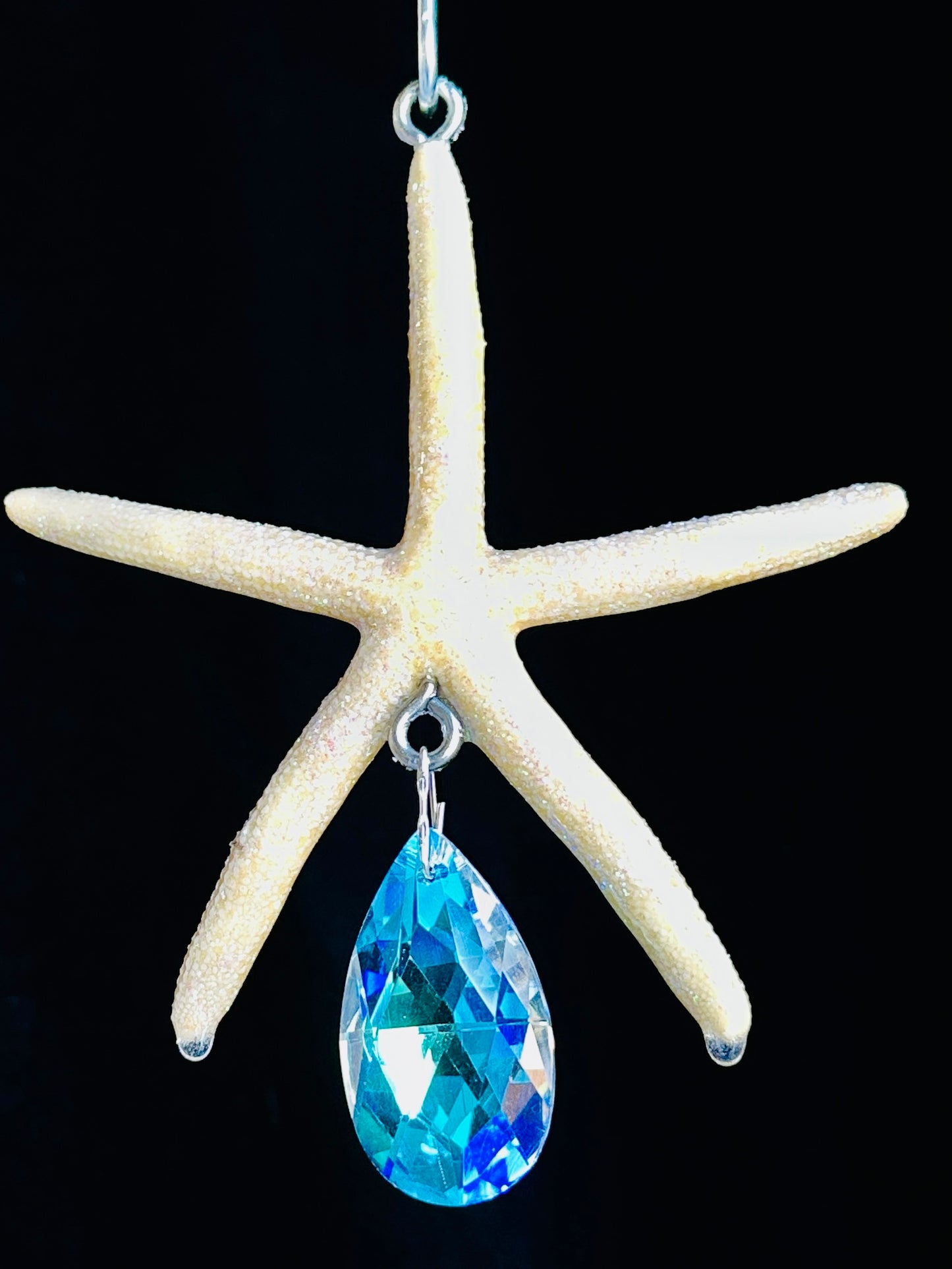 Real Starfish Dazzling Suncatcher