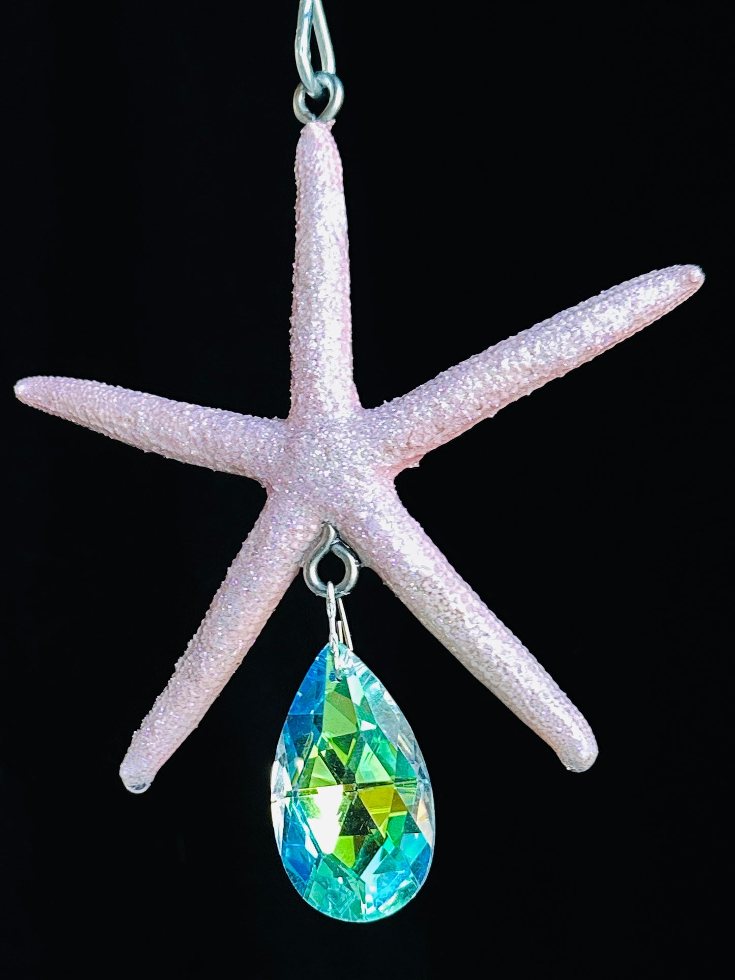 Real Starfish Dazzling Suncatcher