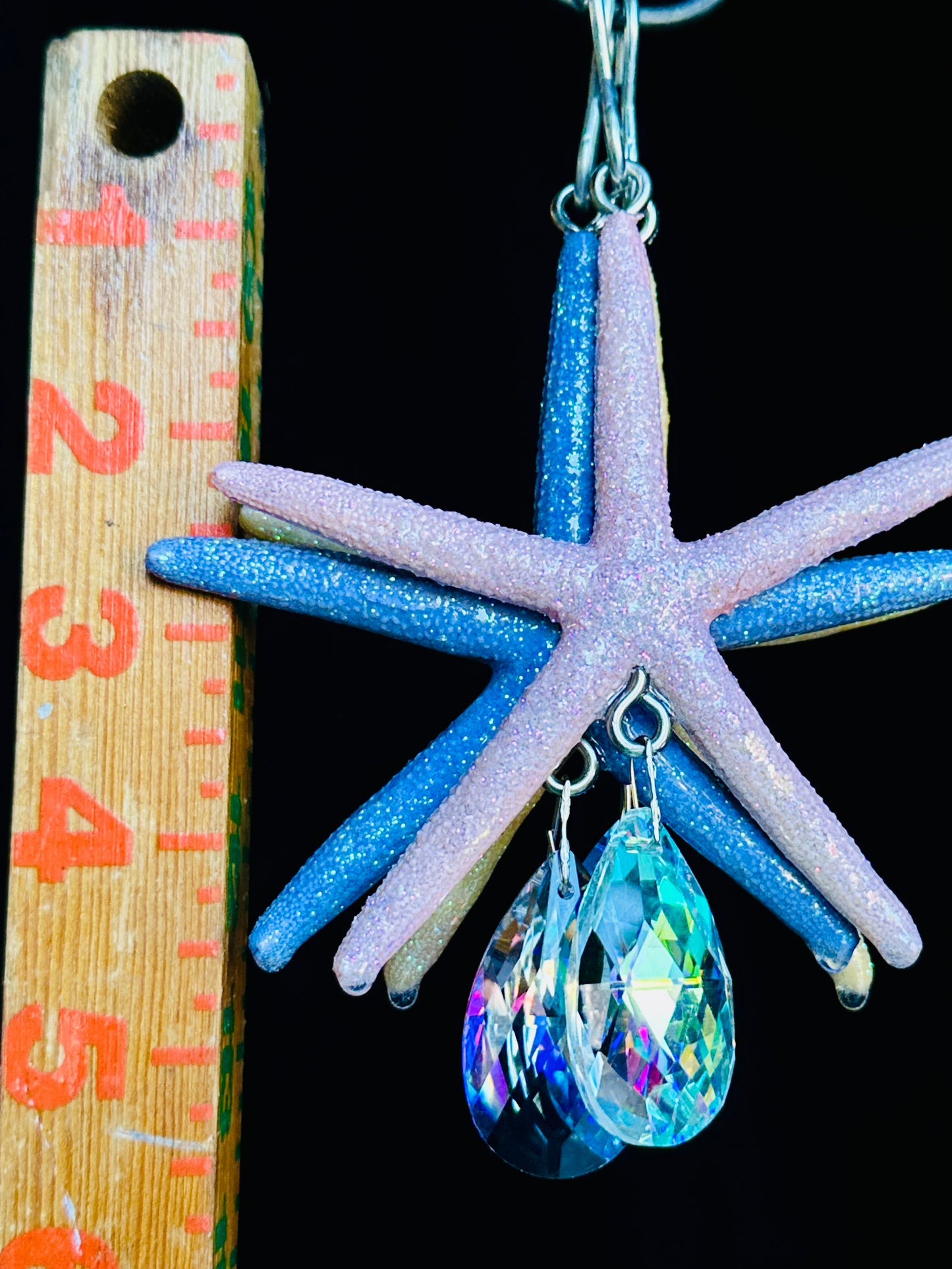 Real Starfish Dazzling Suncatcher