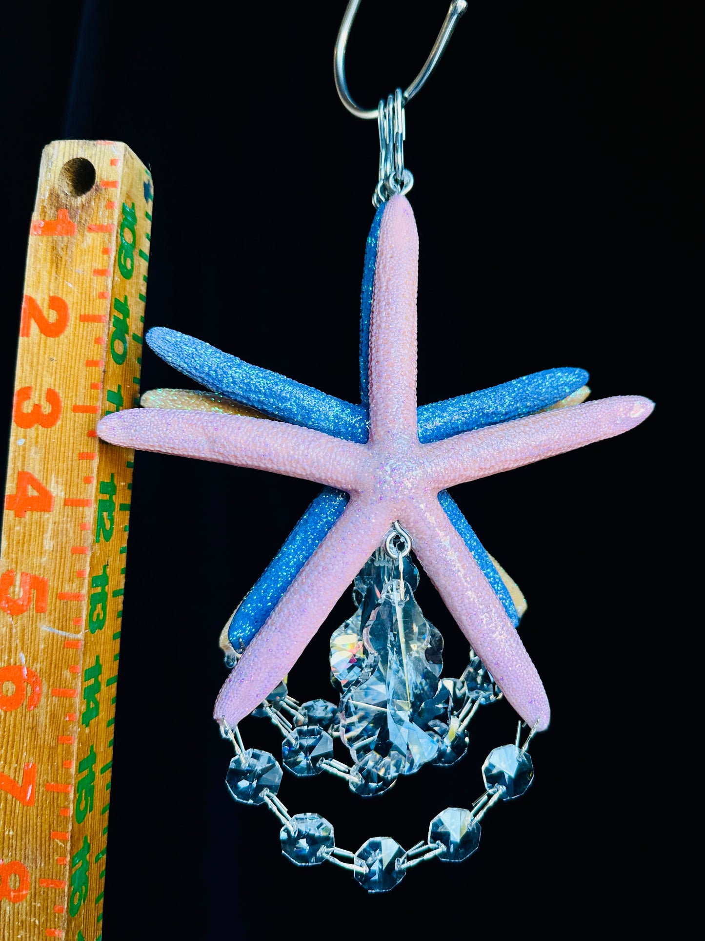 Real Starfish Dazzling Suncatcher