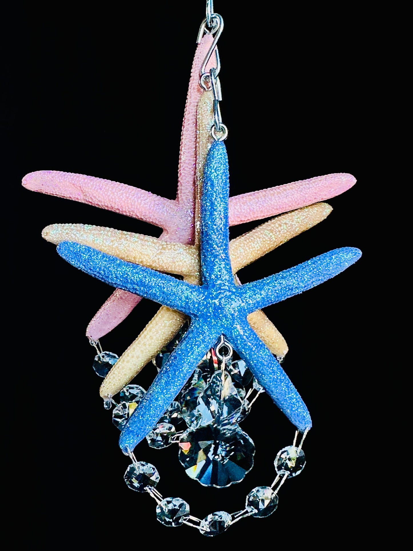 Real Starfish Dazzling Suncatcher