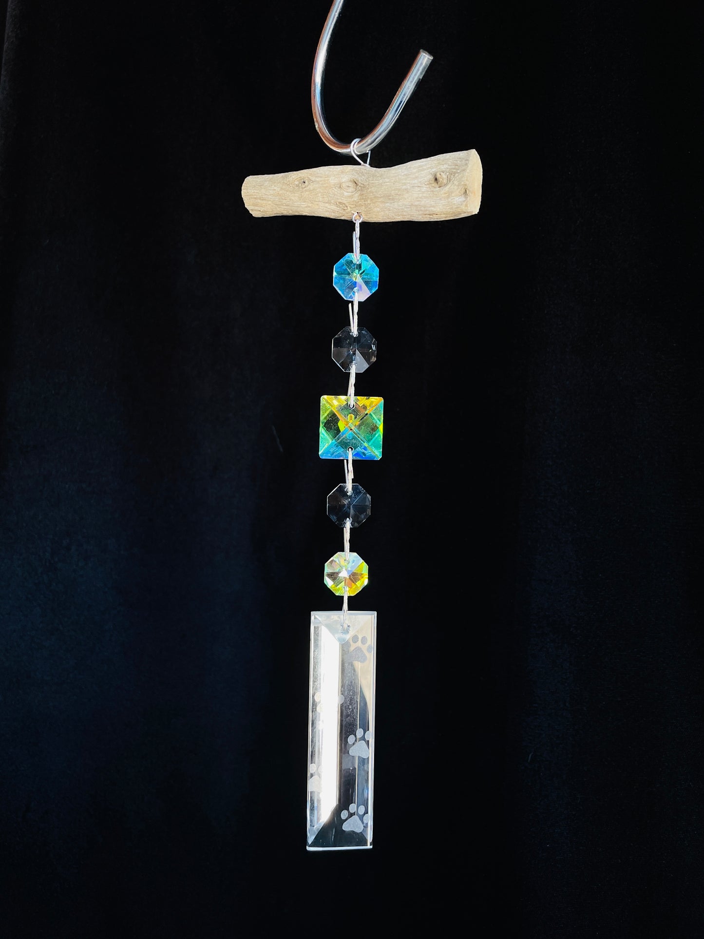 unique animal lover suncatcher by Dazzling Driftwood