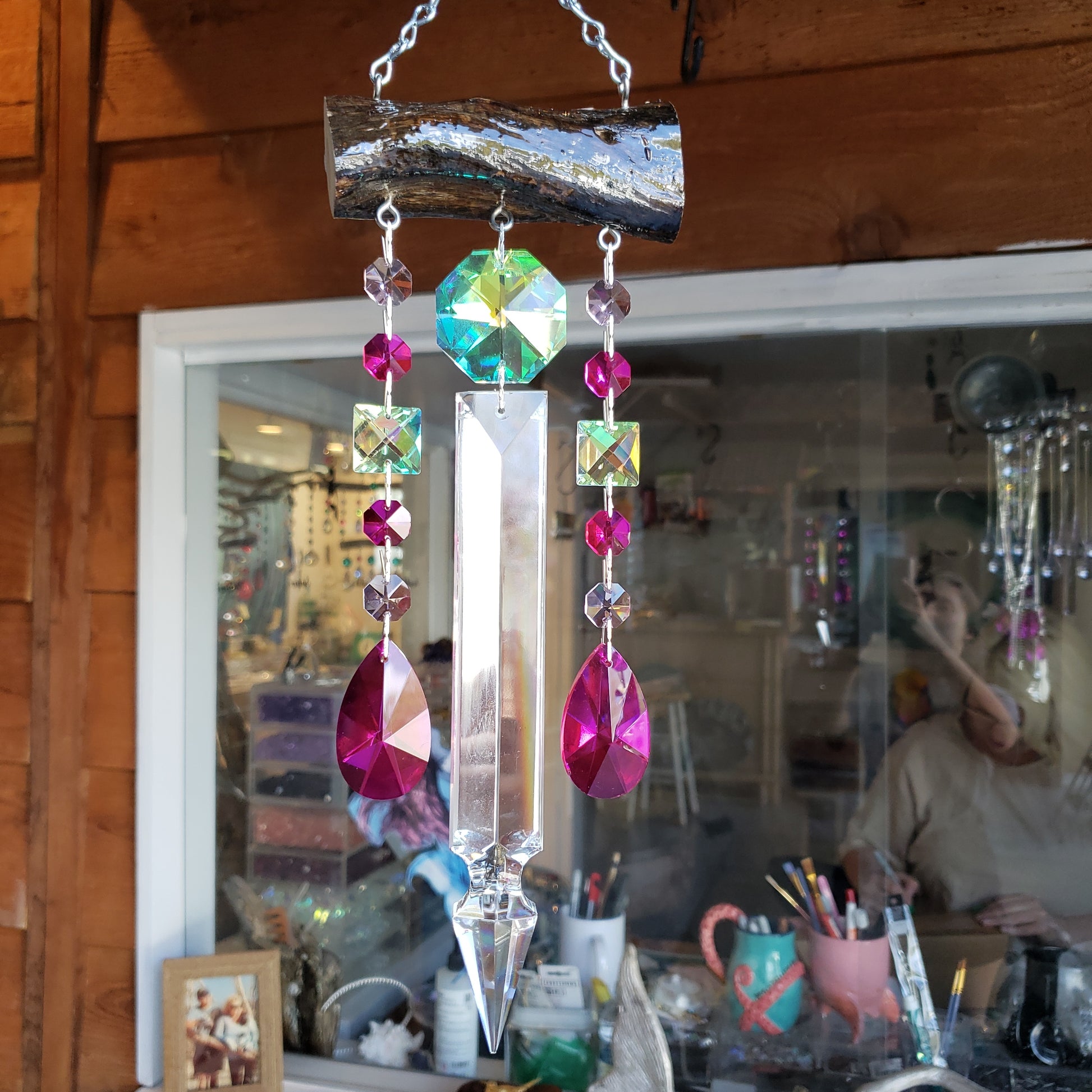 epoxy resin driftwood wind-chime dazzling driftwood unique gifts