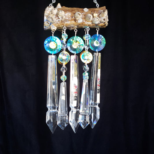 Dazzlong Driftwood windchime sun catcher