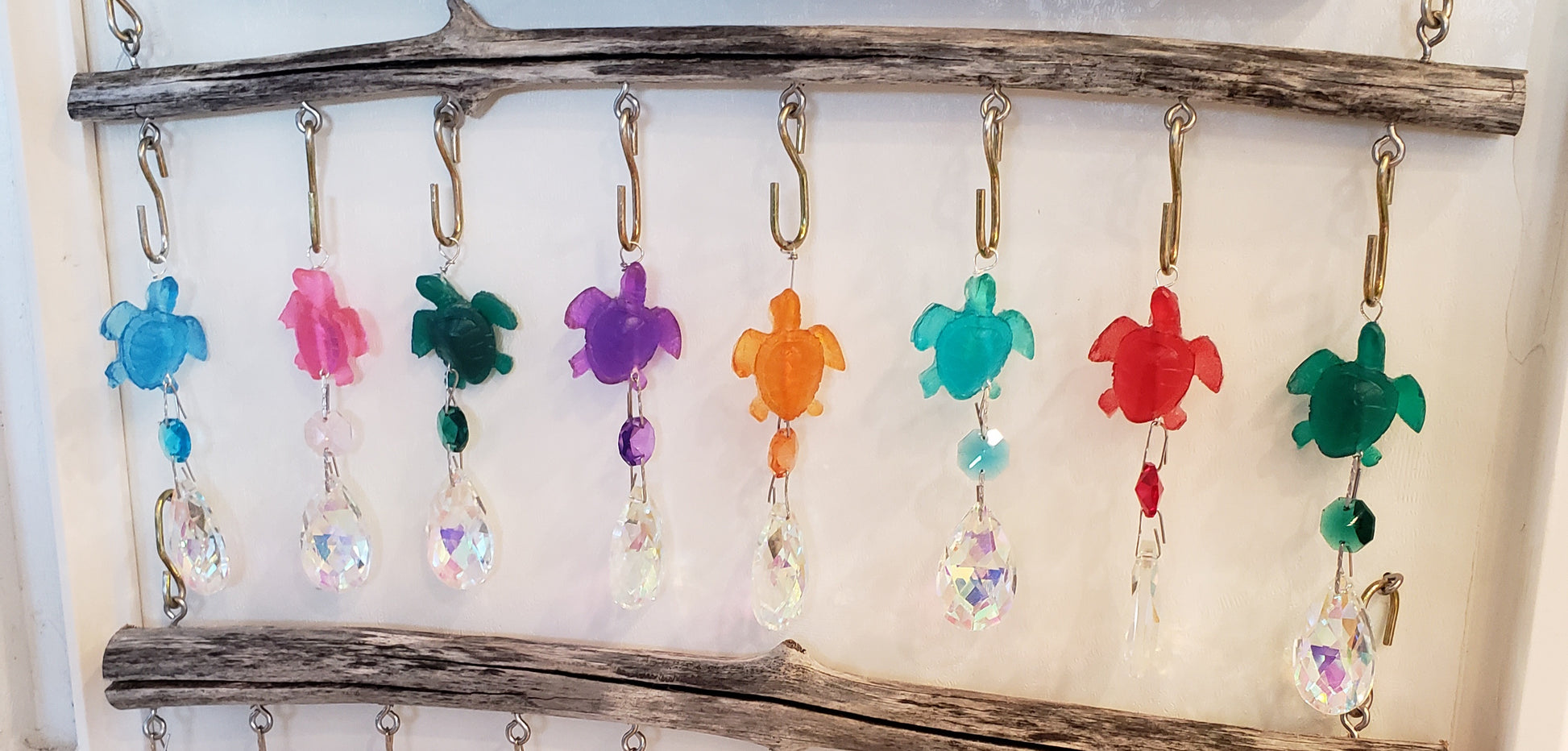epoxy sea turtle ornaments chandelier crystal sun-catcher unique gifts Auburndale Florida