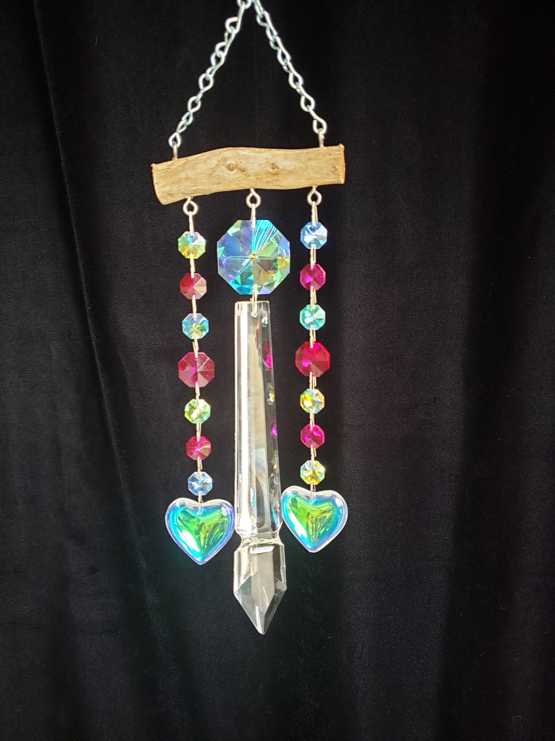 Pink wind chime Dazzling Driftwood
