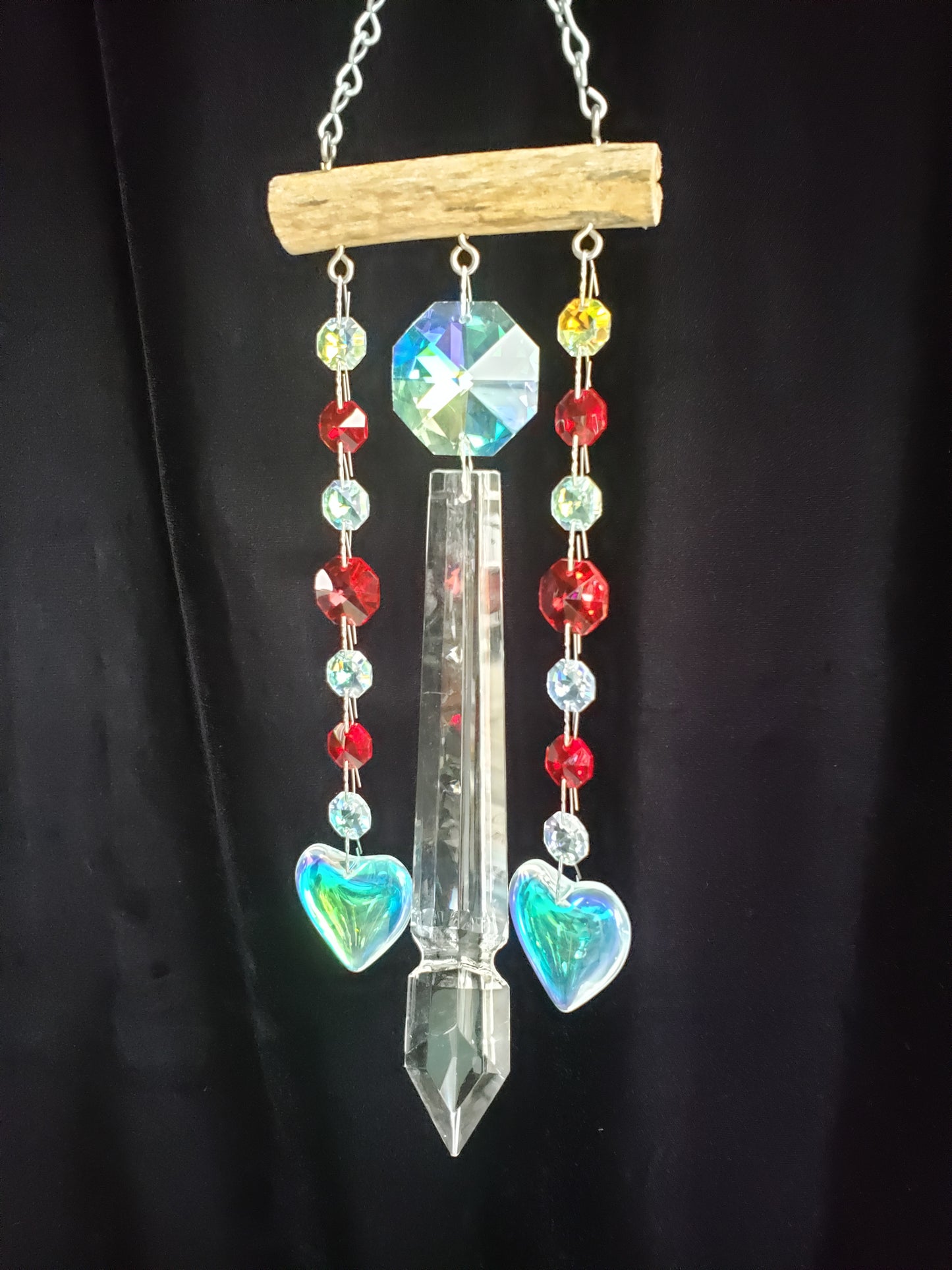 Red wind chime Dazzling Driftwood