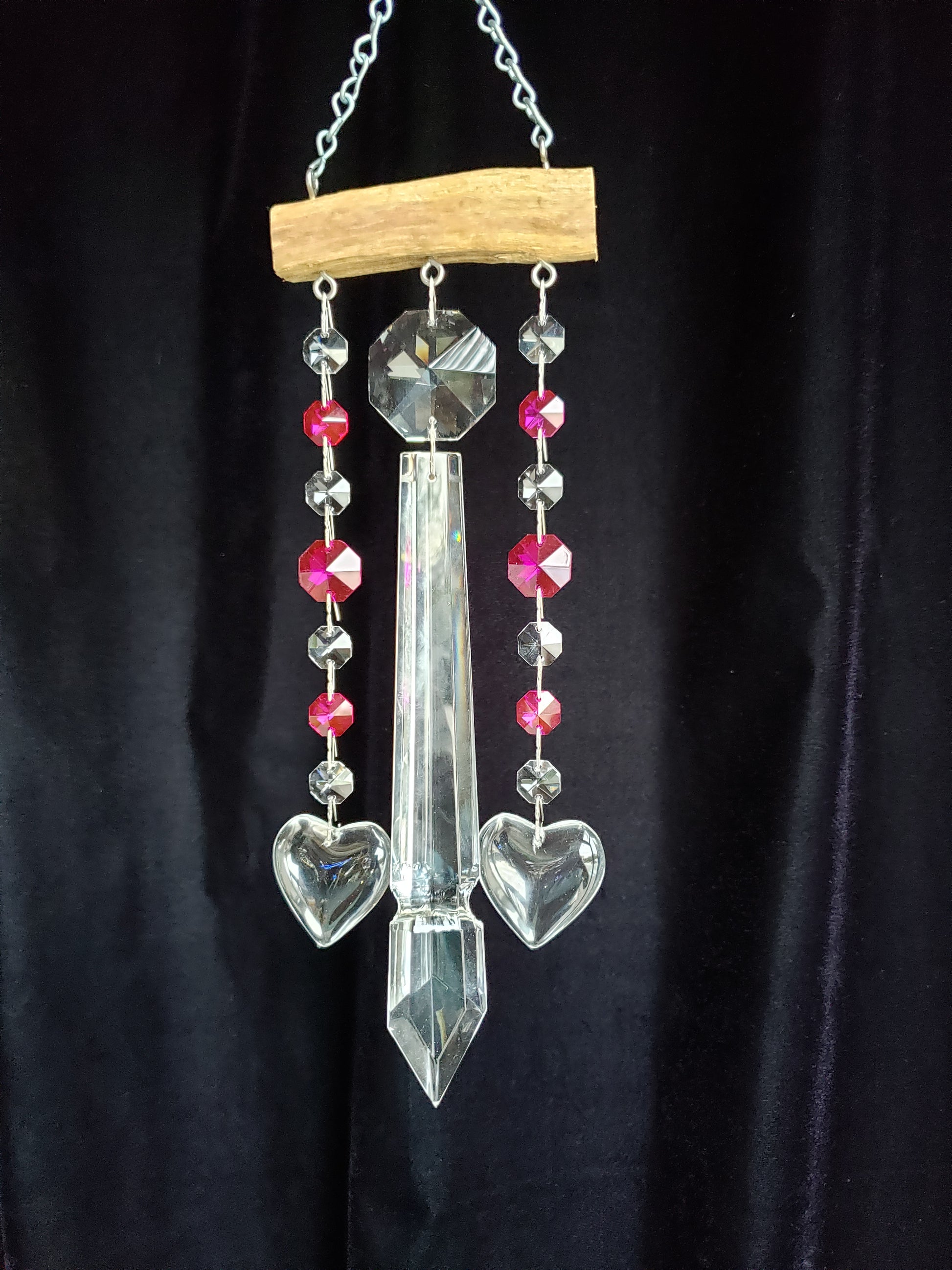 Pink windchime by Dazzling Driftwood