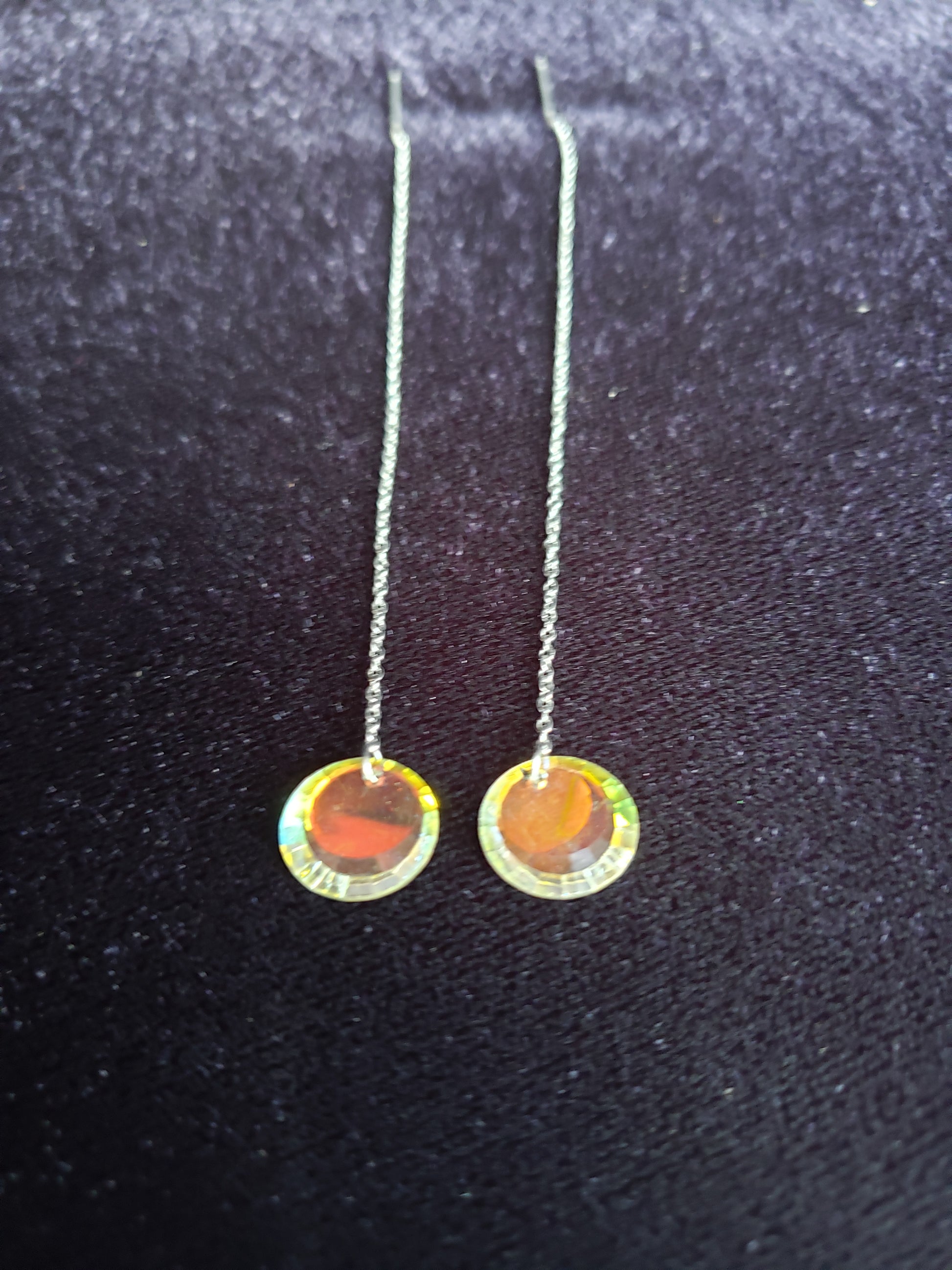 Dazzling Driftwood Swarovski earrings unique gift