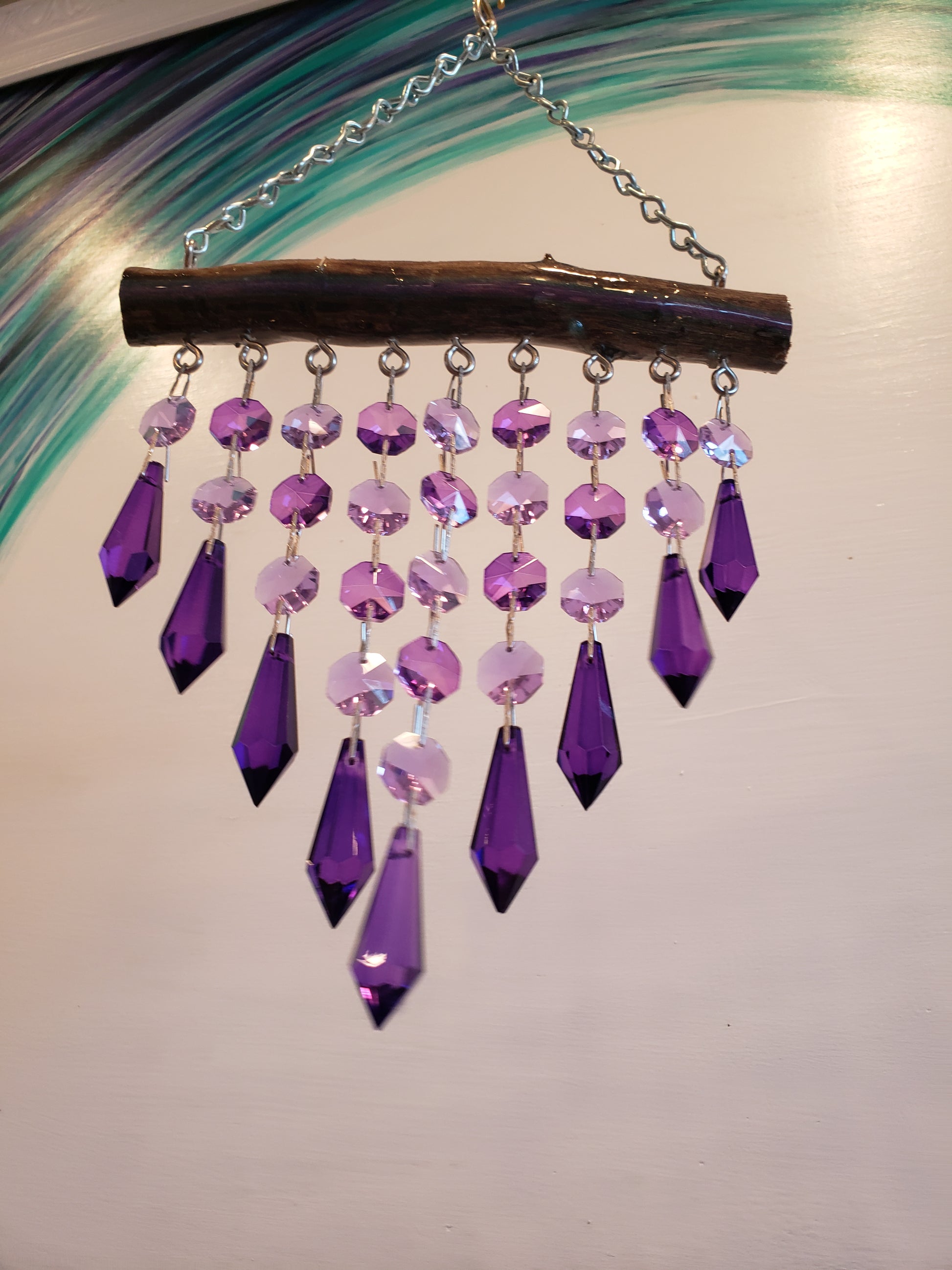 Chandelier crystal suncatcher