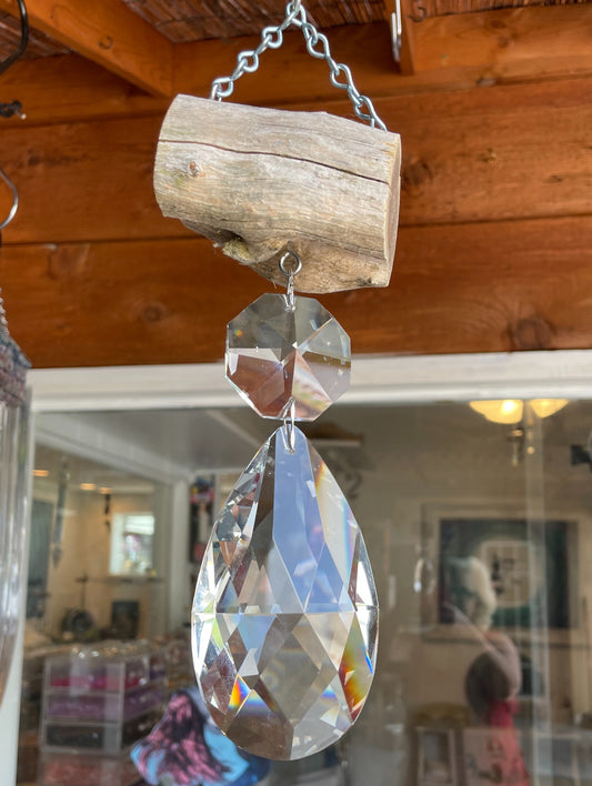 unique gifts Dazzling Driftwood chandelier crystal sun catcher