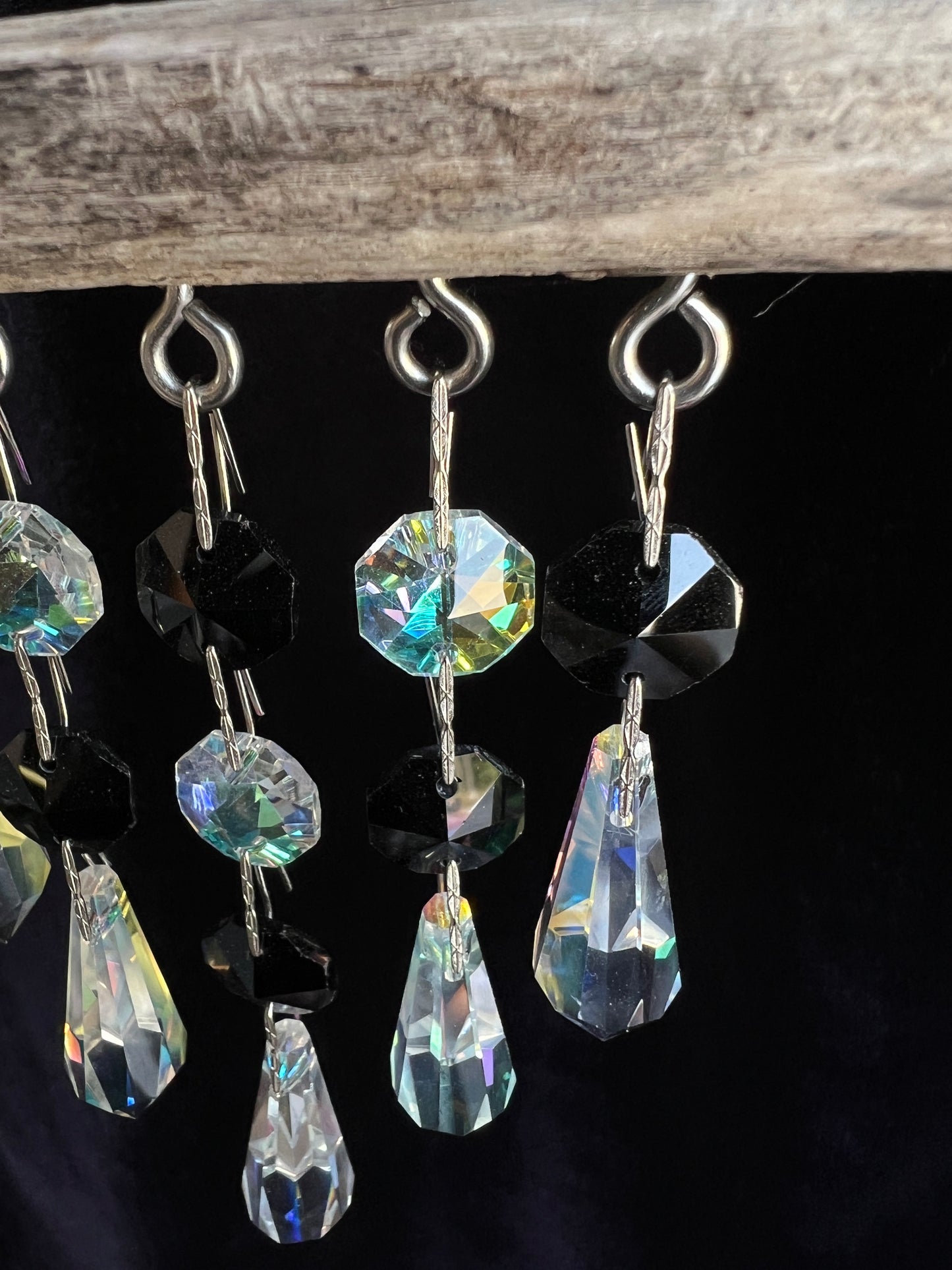 Chandelier crystal suncatcher handmade
