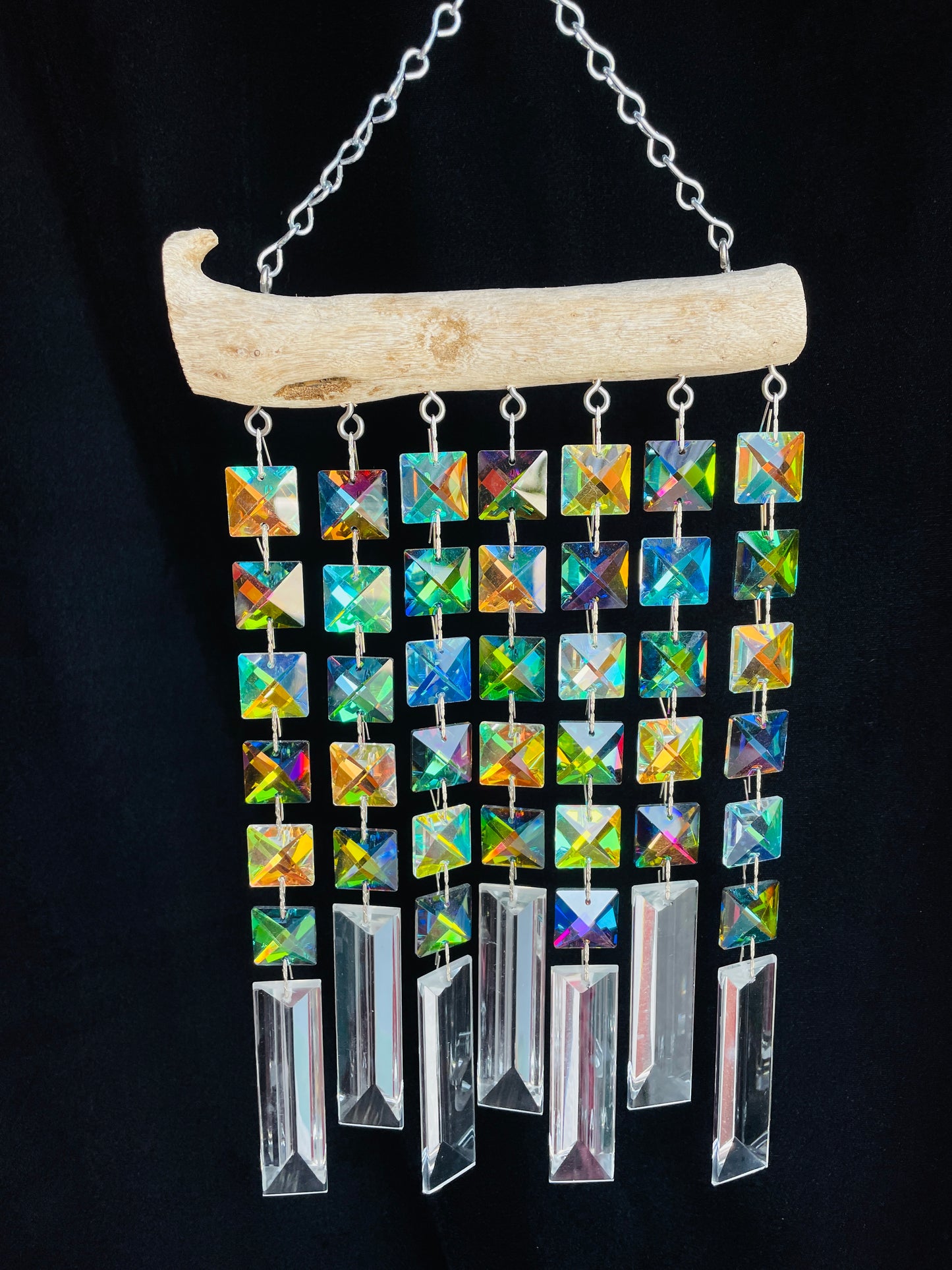 Unique handmade chandler crystal art by Dazzling Driftwood