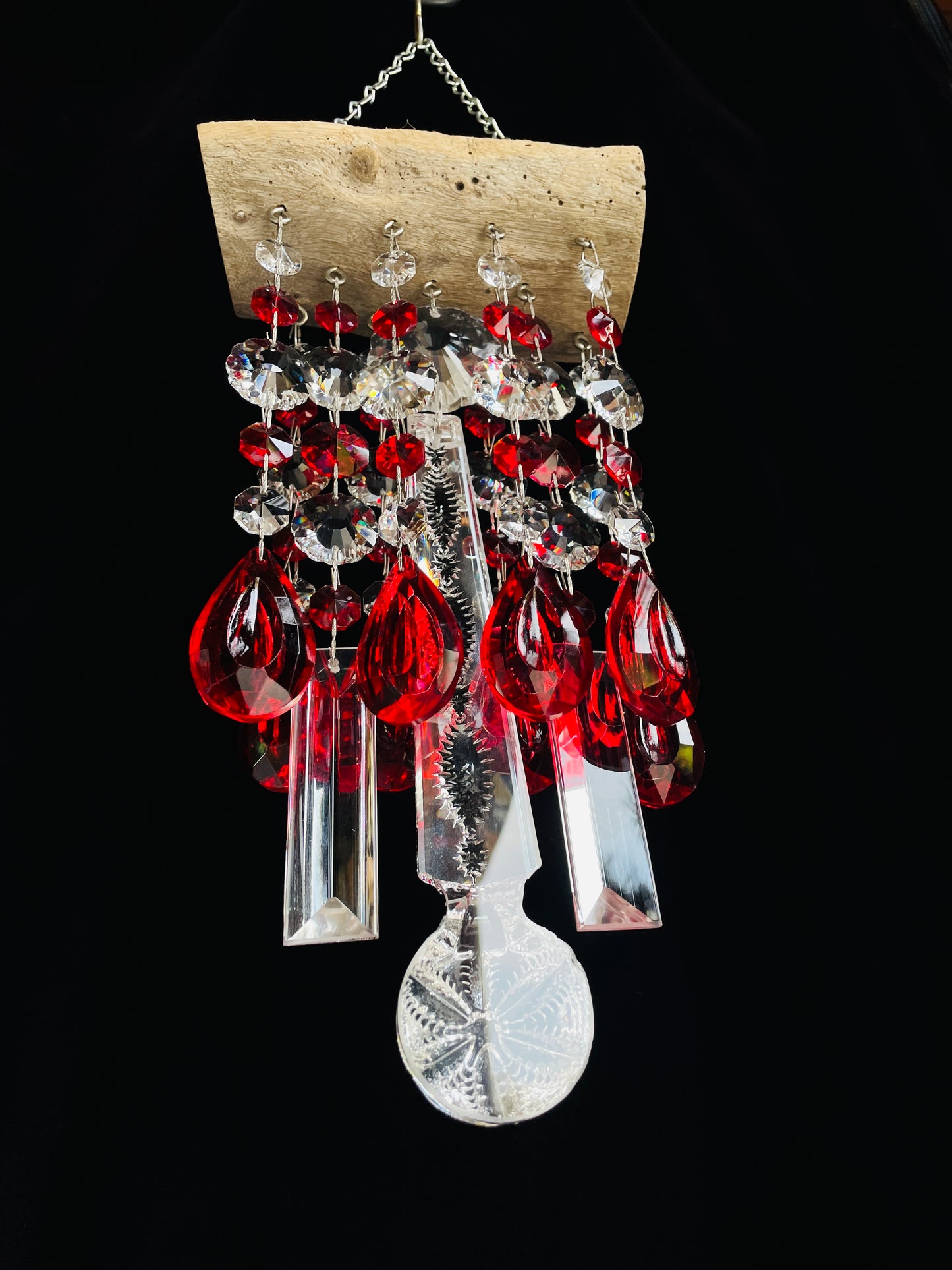 handmade chandelier crystal windchime suncatcher