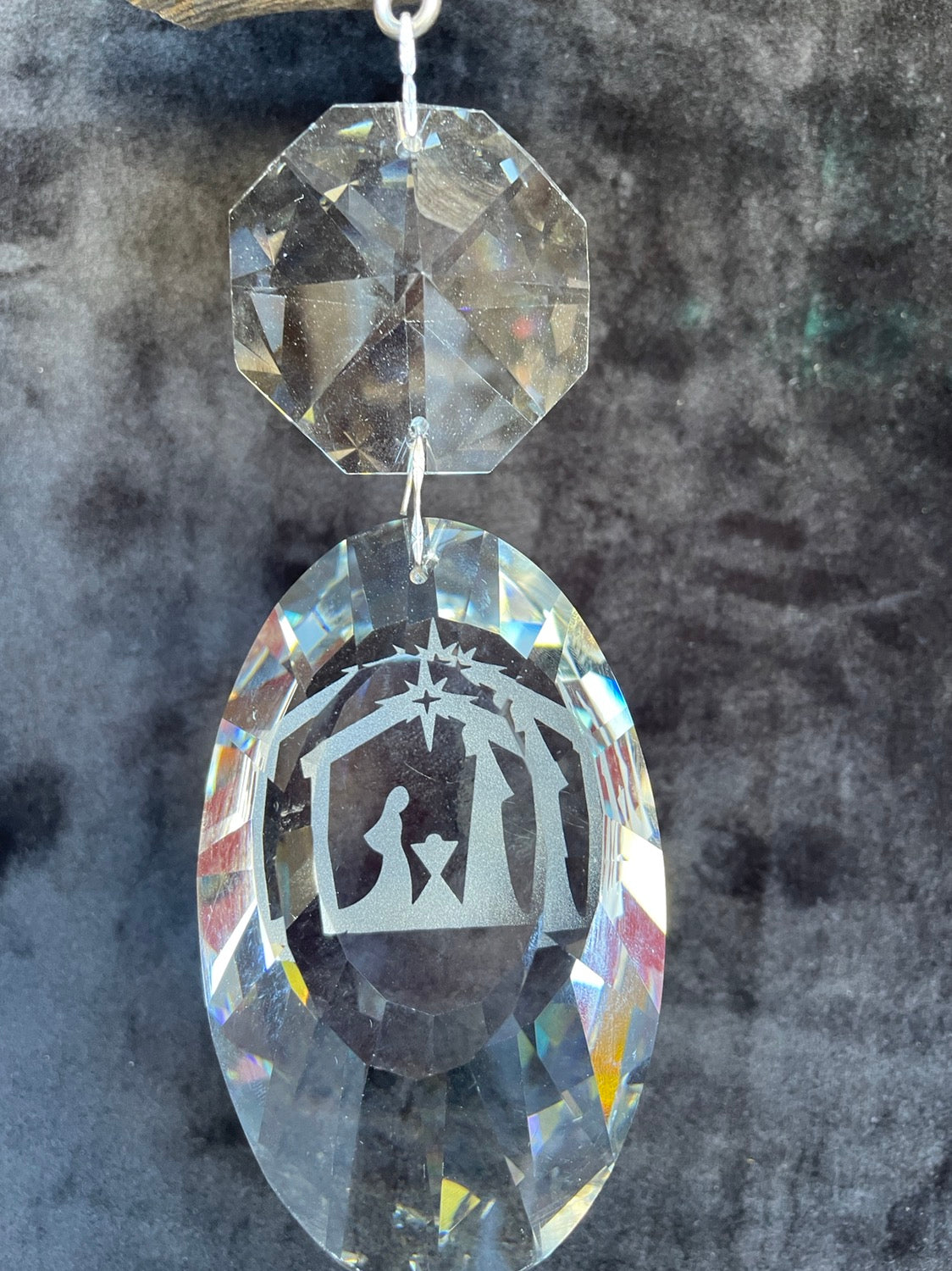 Chandelier crystal at Dazzling Driftwood