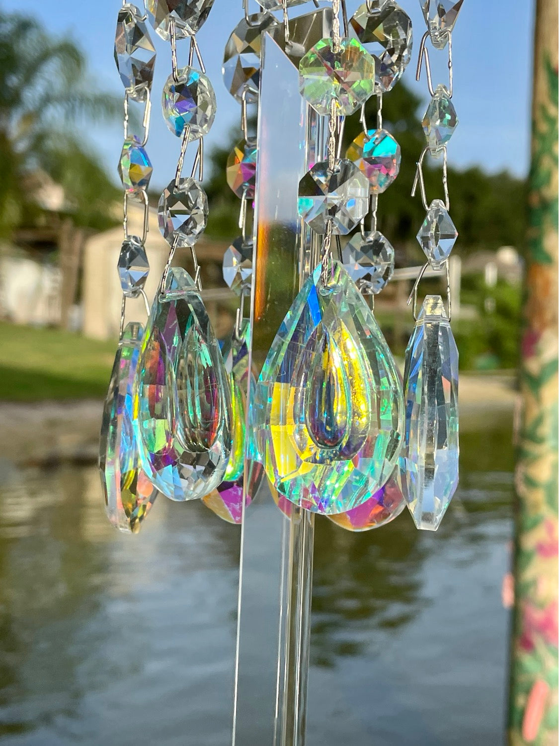 chandelier crystal wind chime sun catcher Dazzling Driftwood