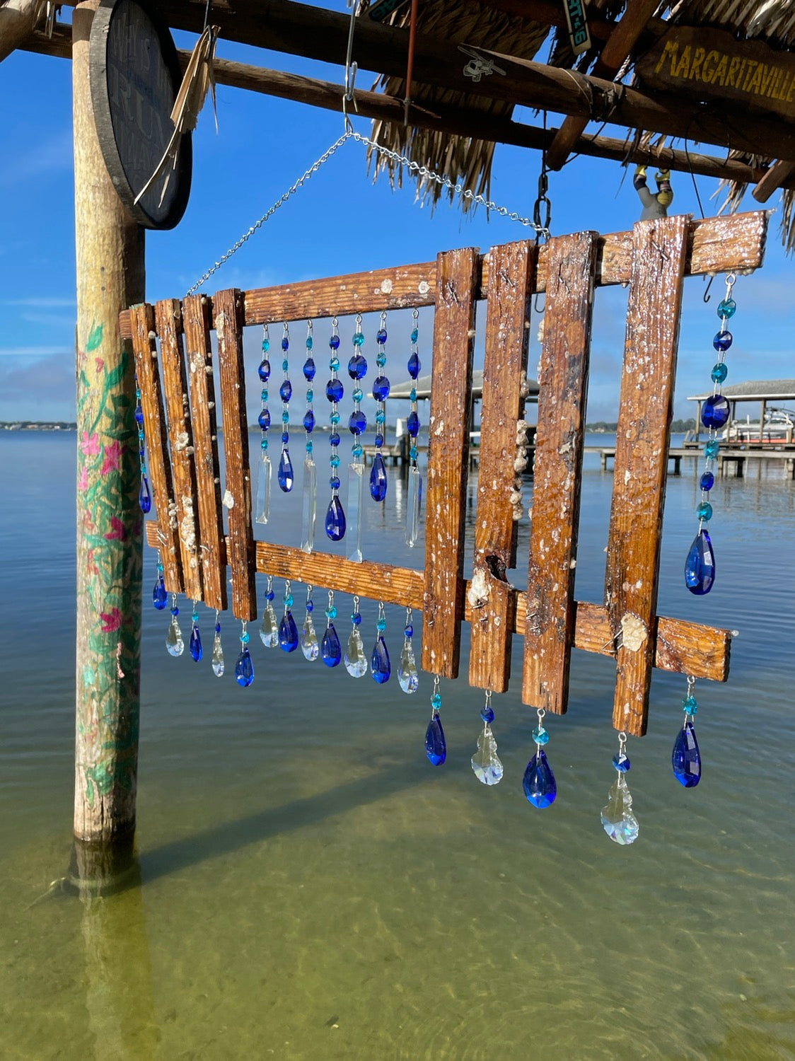 Dazzling Driftwood wind chime sun catcher unique gifts Auburndale Florida