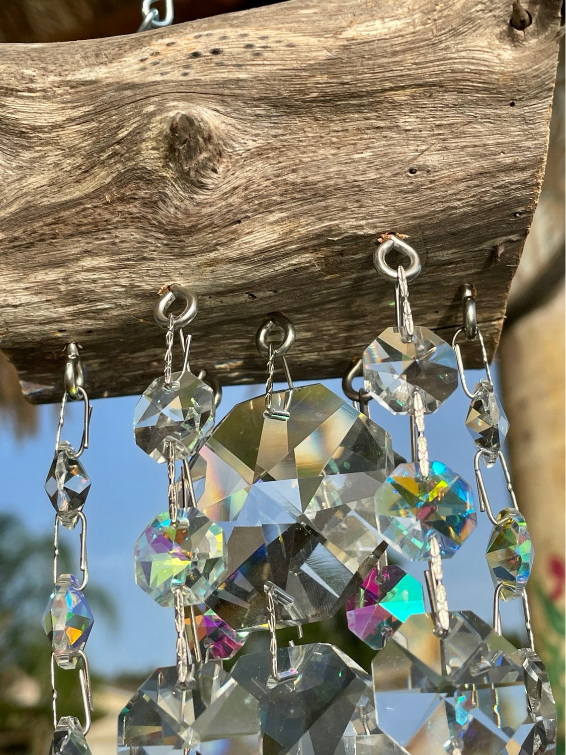 handmade wind chimes Dazzling Driftwood Auburndale Florida