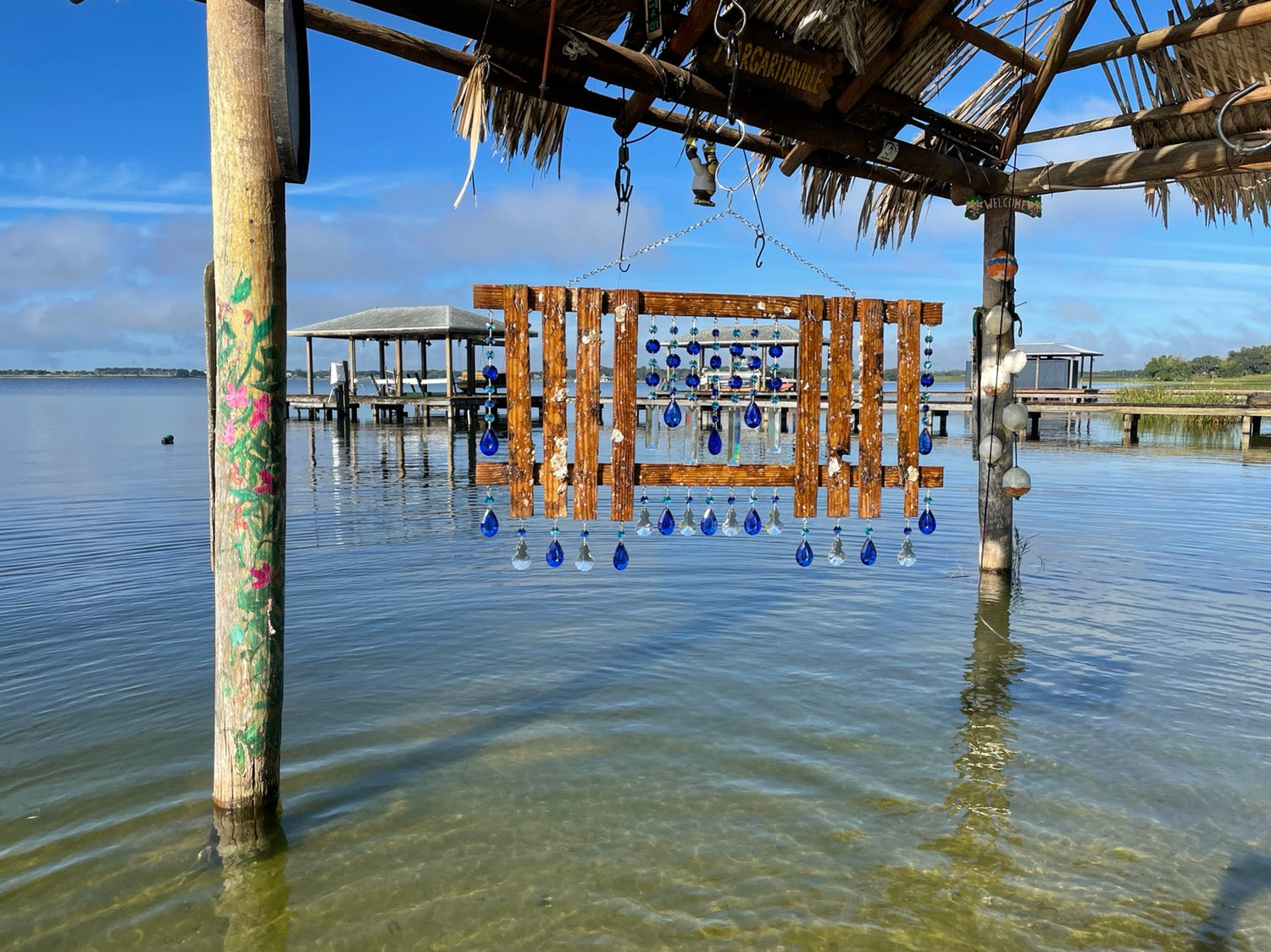 wind chime sun catcher dazzling driftwood lobster trap unique gifts Auburndale Florida