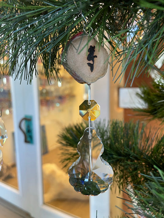 driftwood mermaid crystal ornament Auburndale Florida